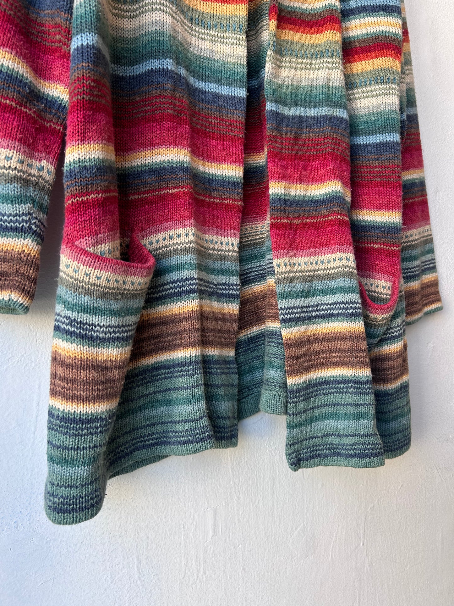 Y2K RL Southwestern Knit Cardigan