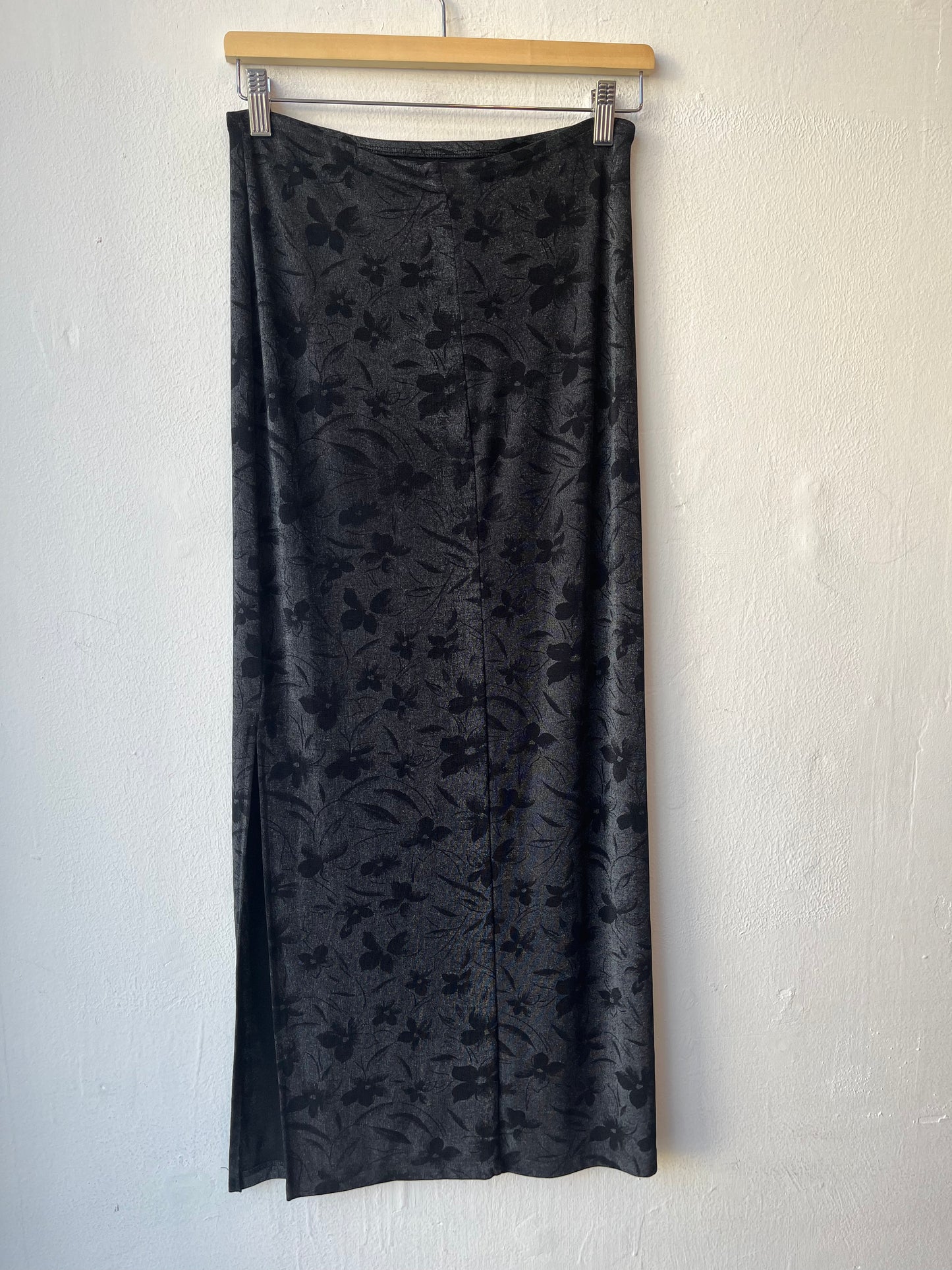 90's Floral Maxi Skirt 24-32"