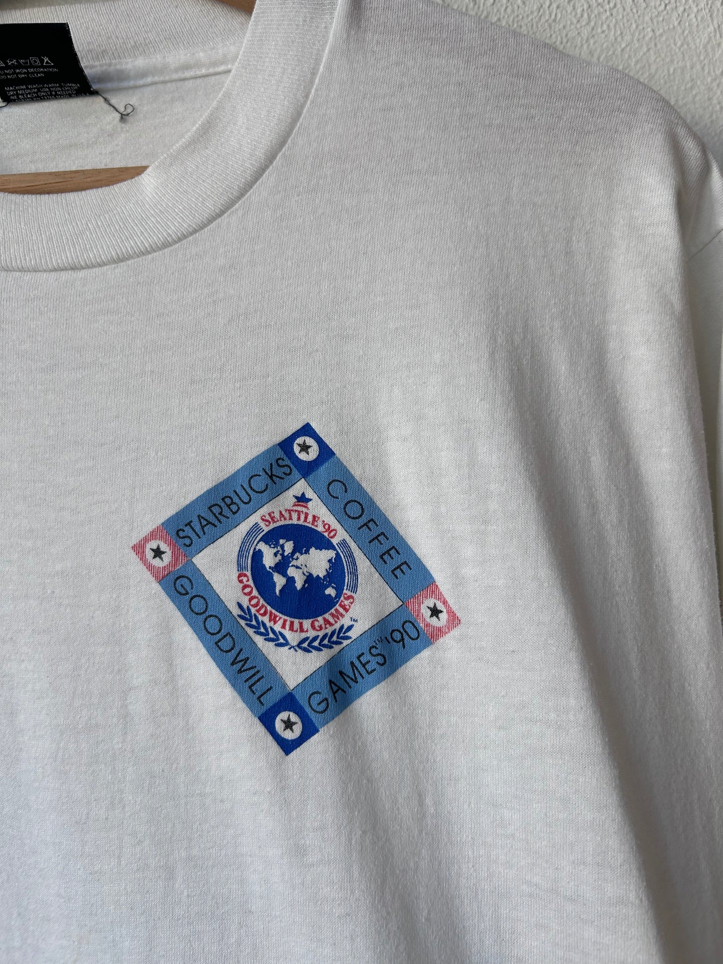 1990 Starbucks Goodwill Games T-Shirt