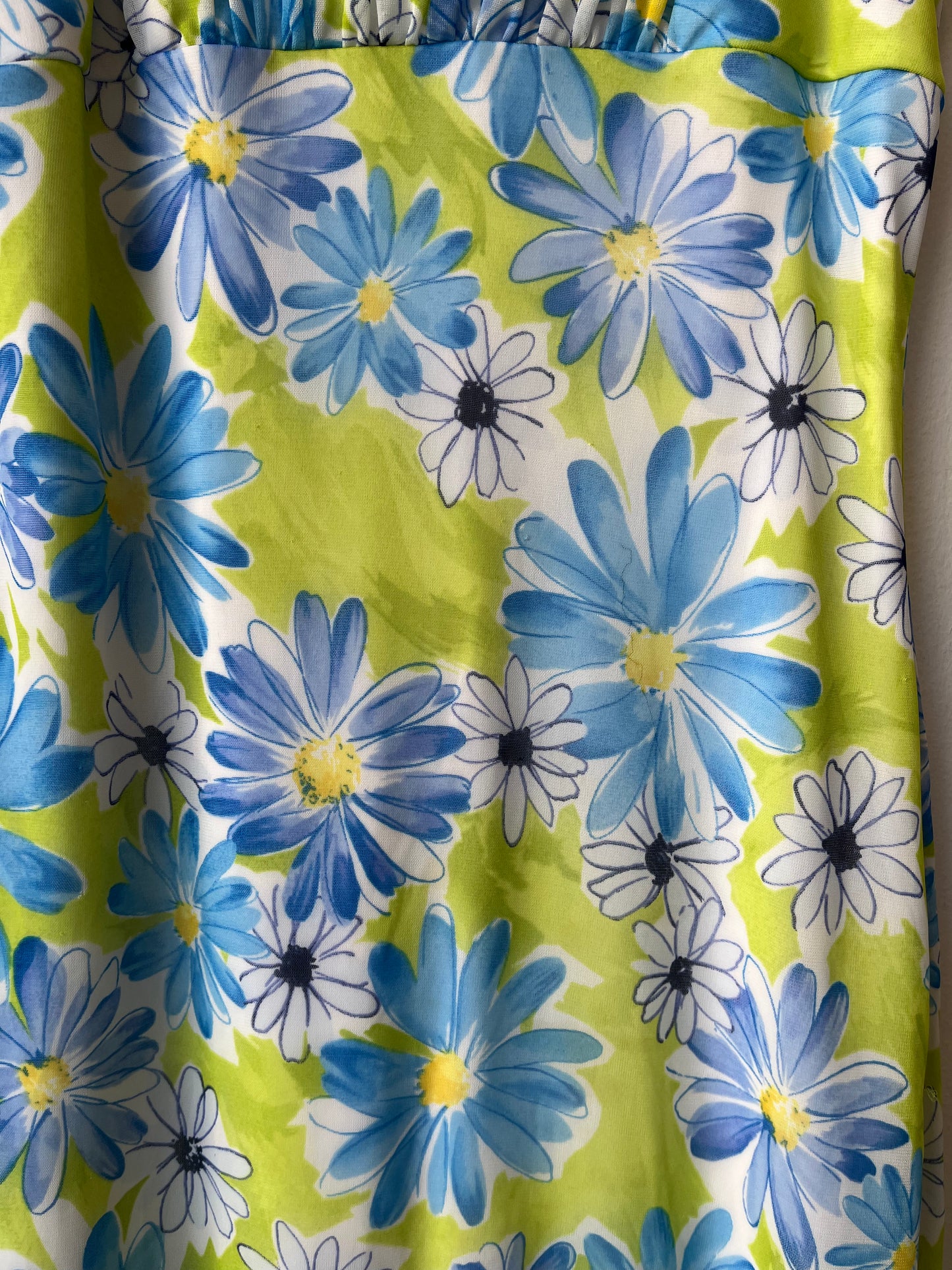 Y2K Blue Floral Dress