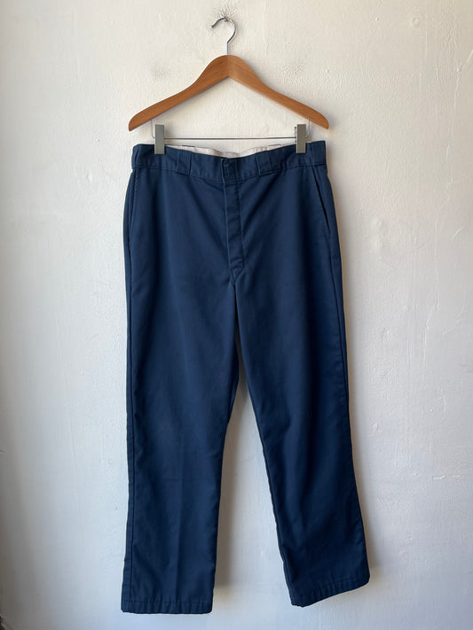 Y2K Flannel Lined Navy Dickies 36"