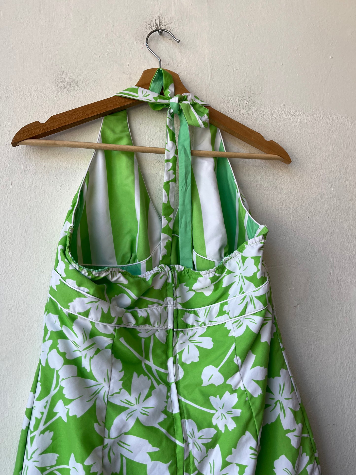 Y2K Reversible Halter Dress