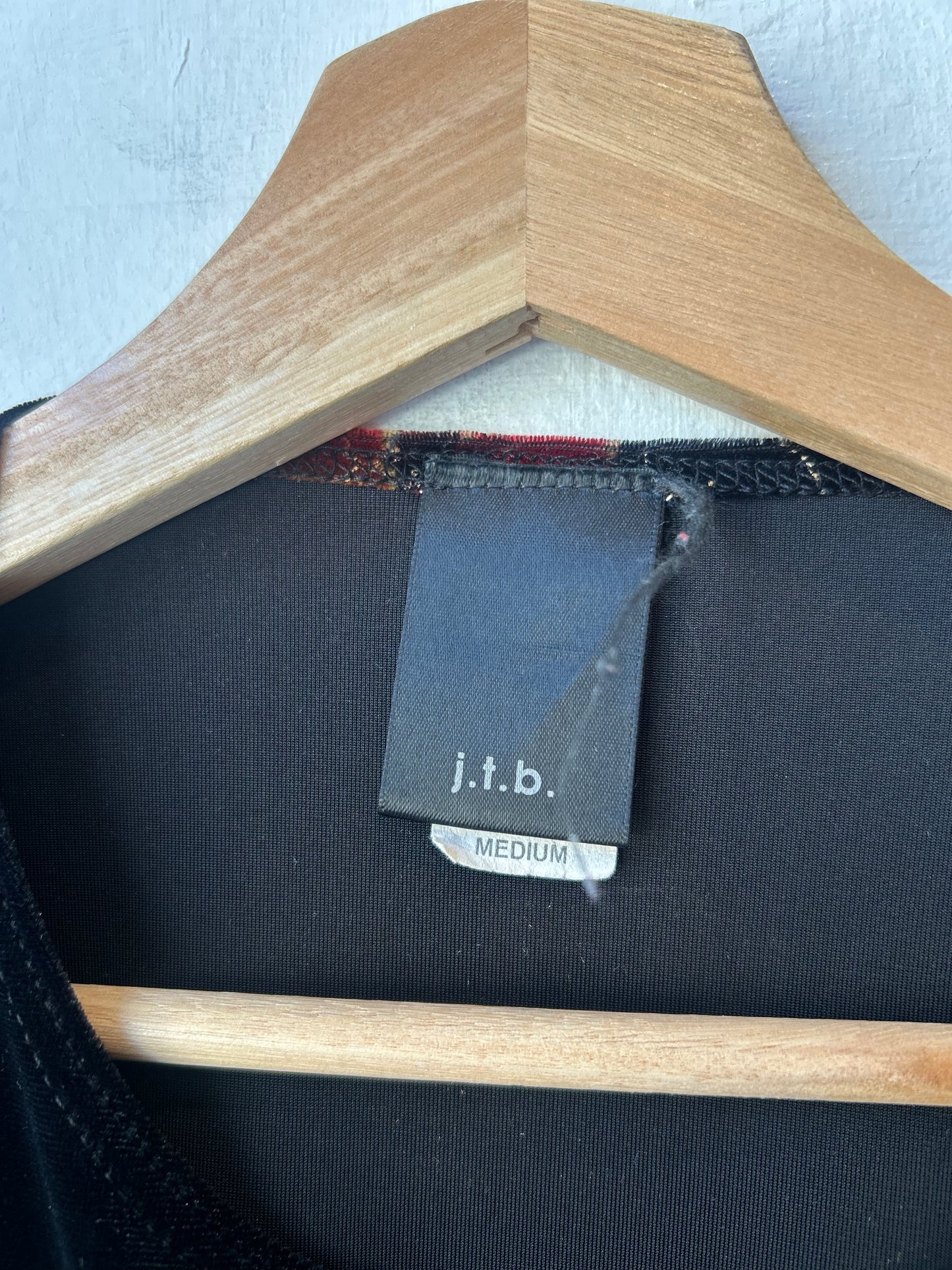 90's Velvet Floral Tank Top