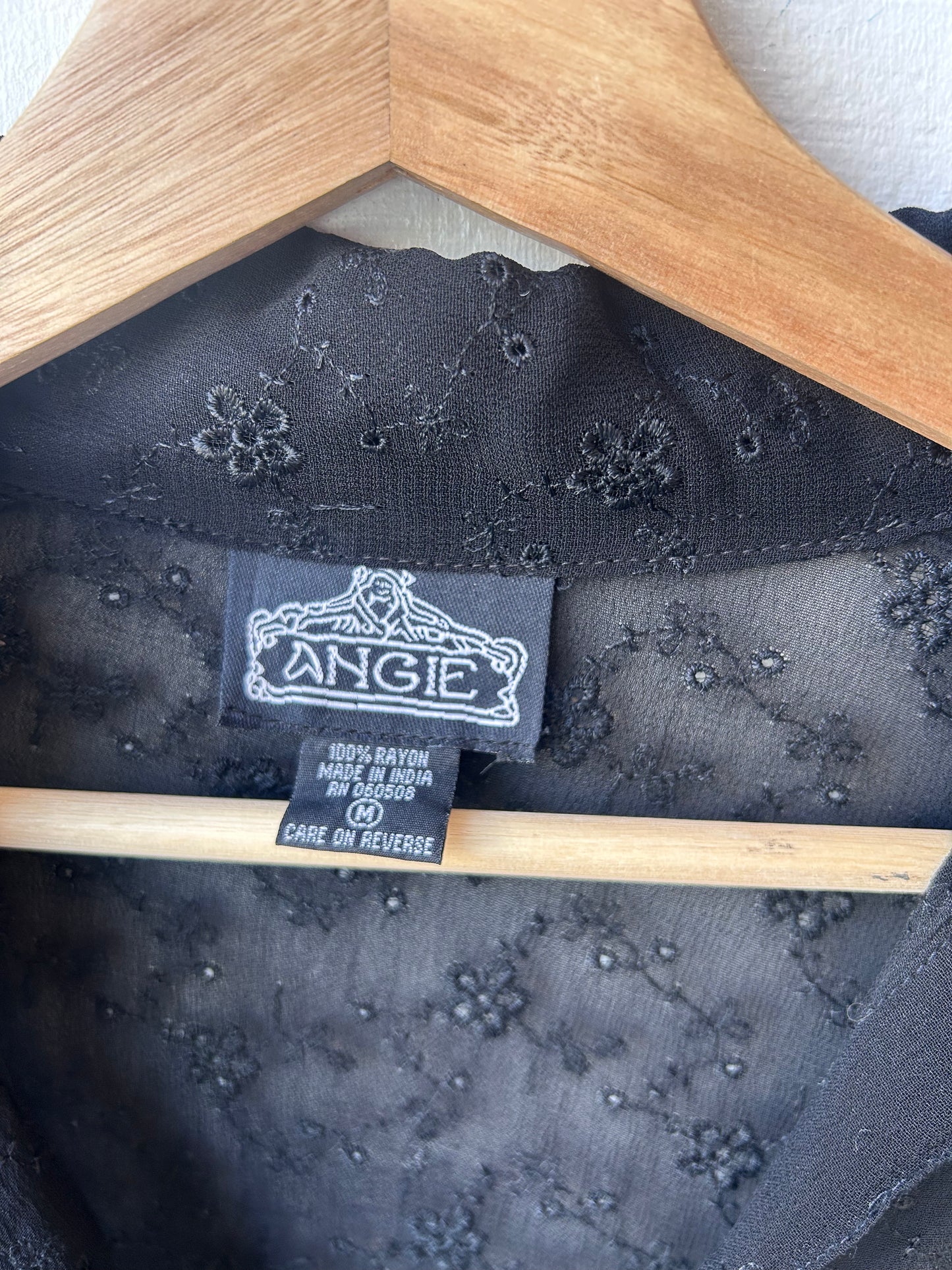 90's Sheer Rayon Blouse