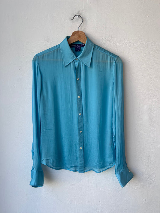 90's Purple Label Silk Blouse