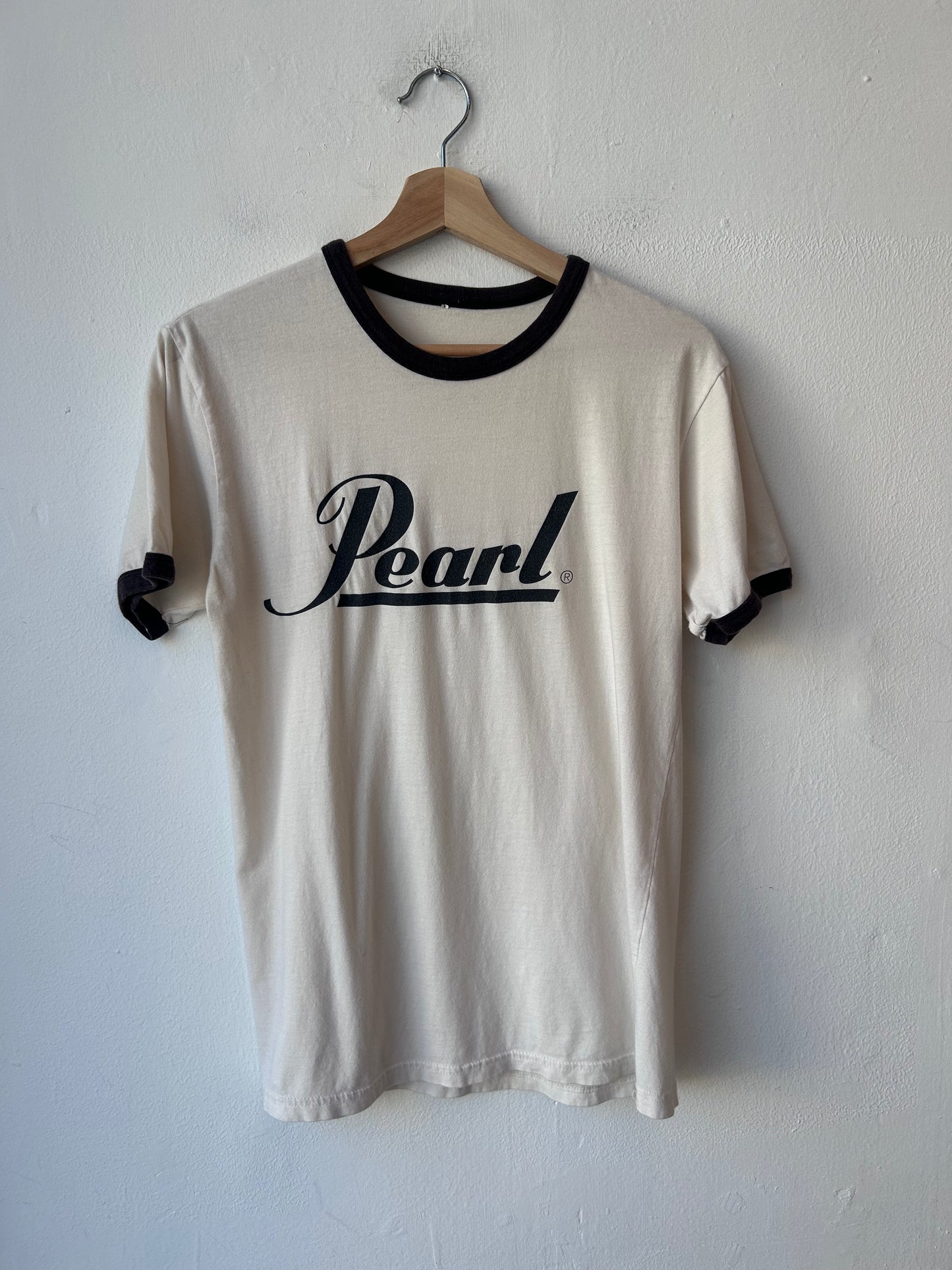 80's Pearl Drums Ringer Shirt