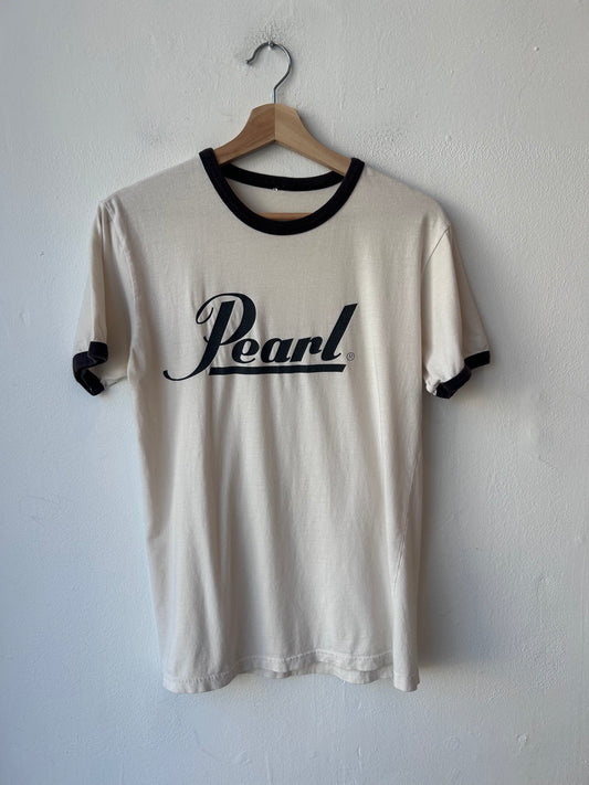 80's Pearl Drums Ringer Shirt