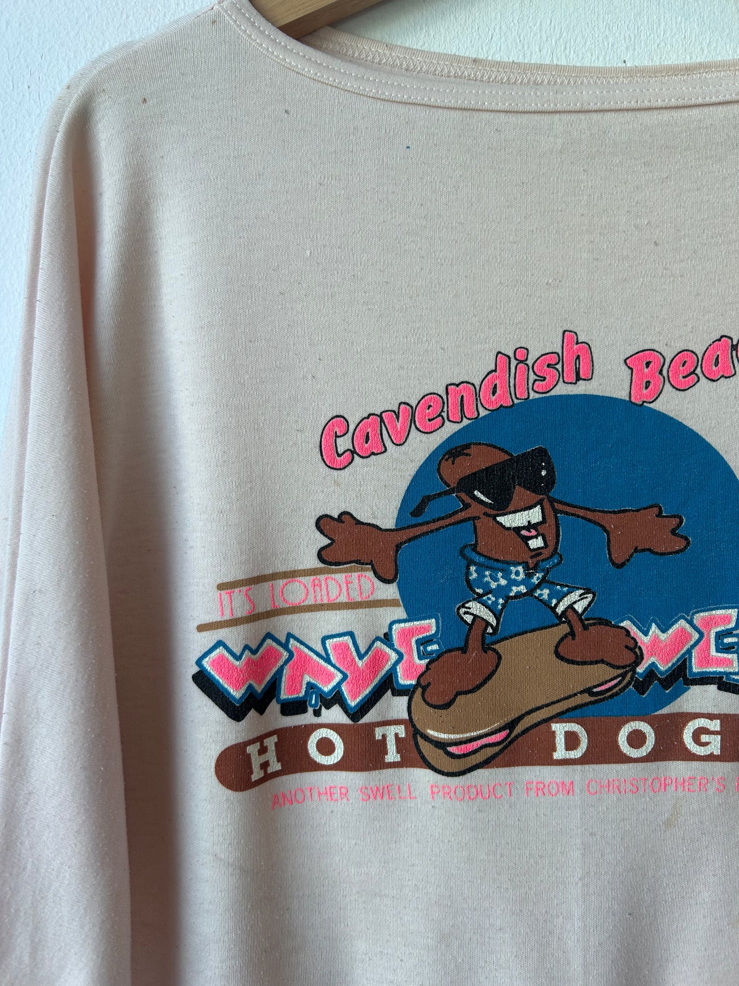 80's Cavendish Beach Boat Neck Top