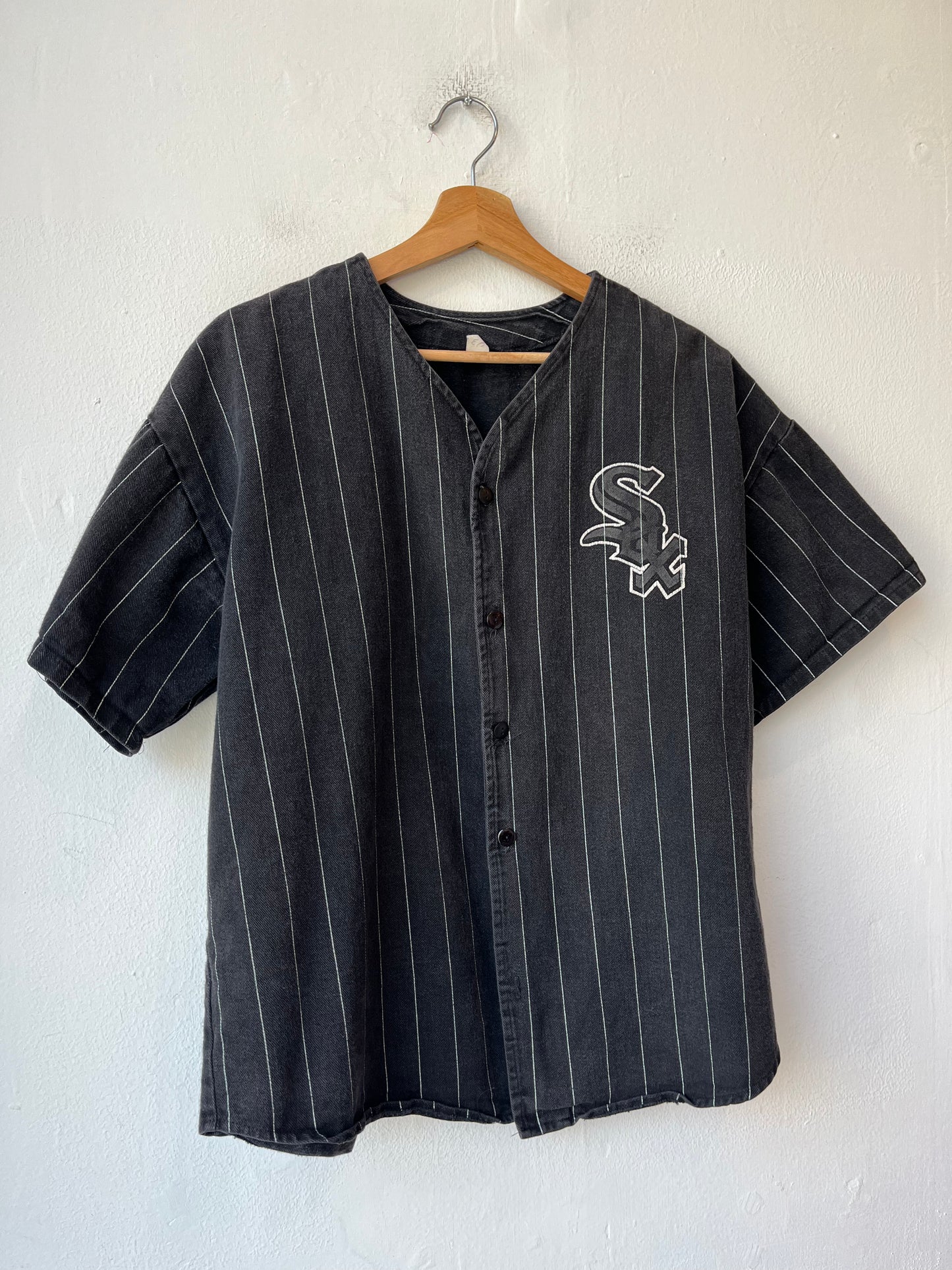 90's Denim White Sox Jersey
