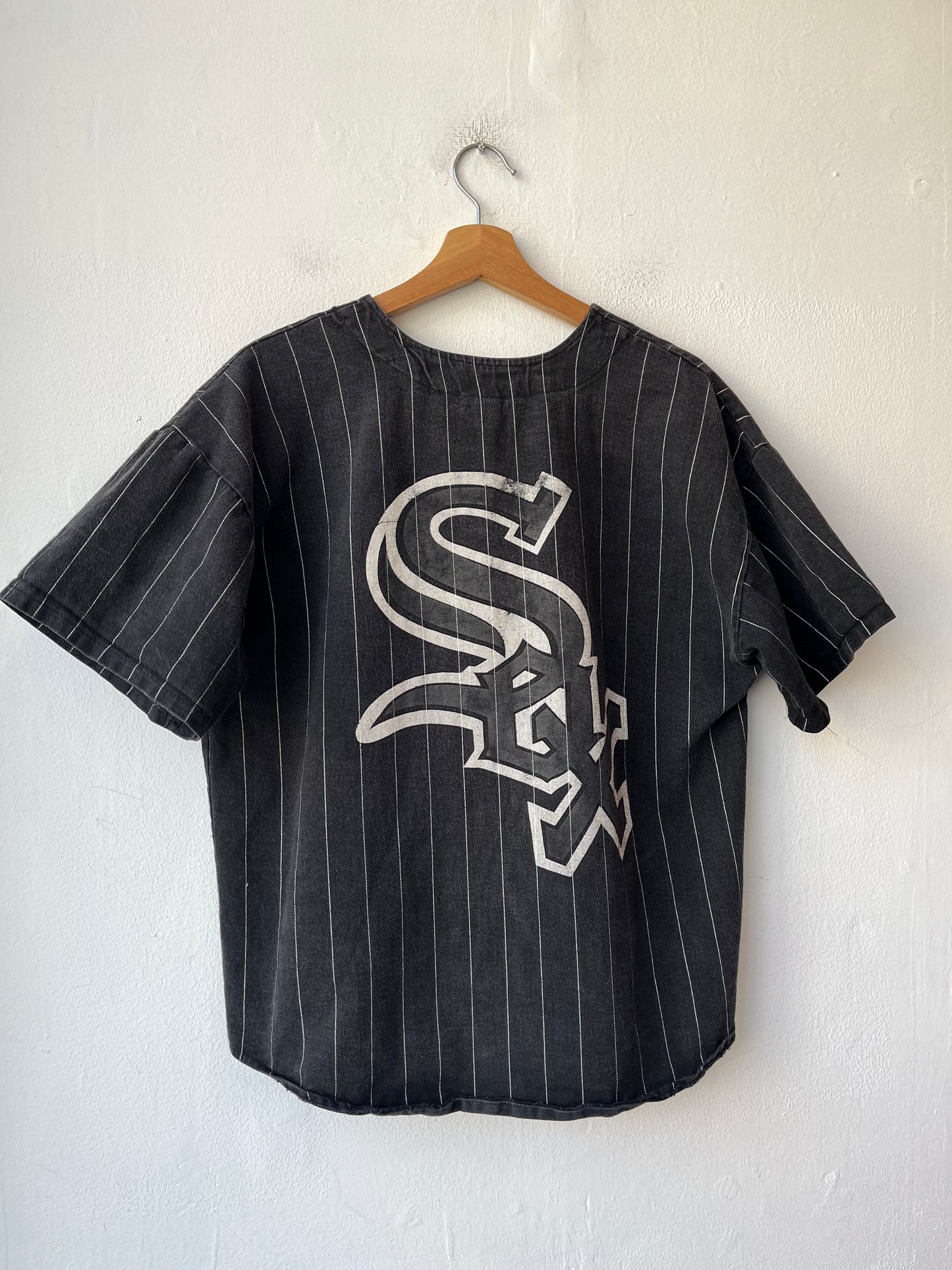 90's Denim White Sox Jersey