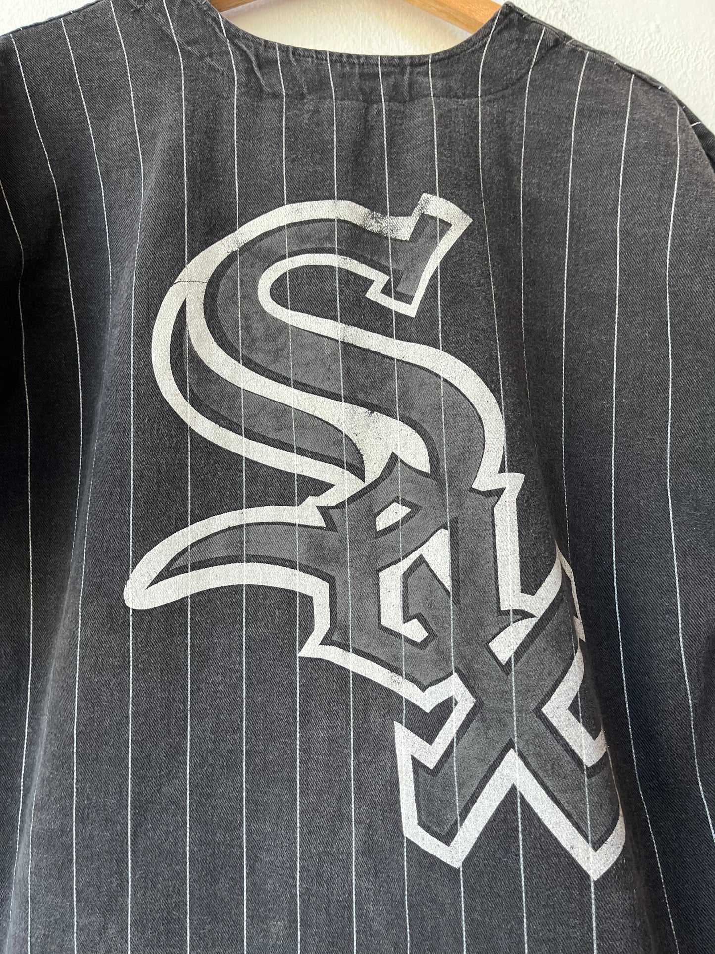90's Denim White Sox Jersey