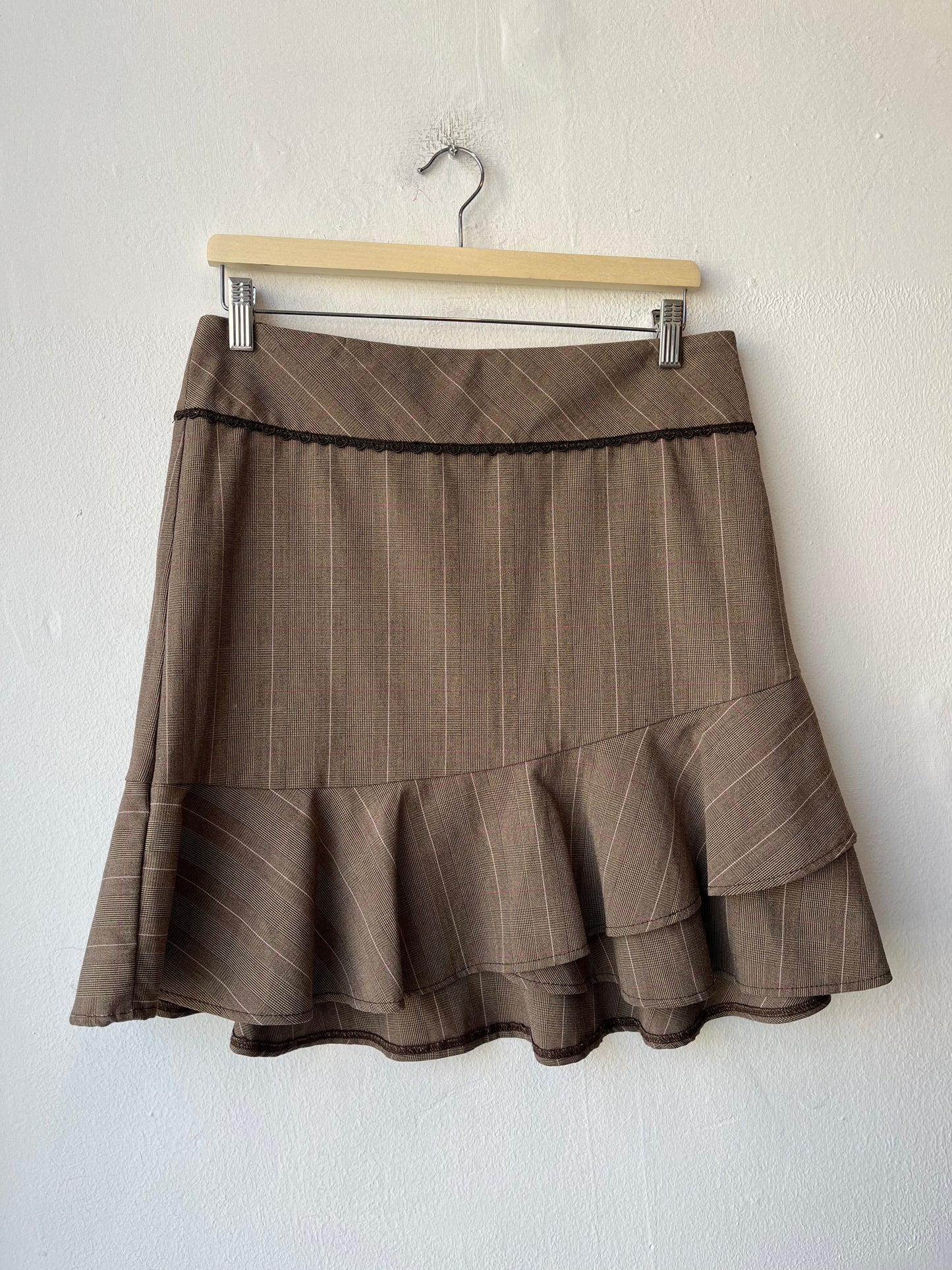 Y2K My Michelle Plaid Midi Skirt 31"