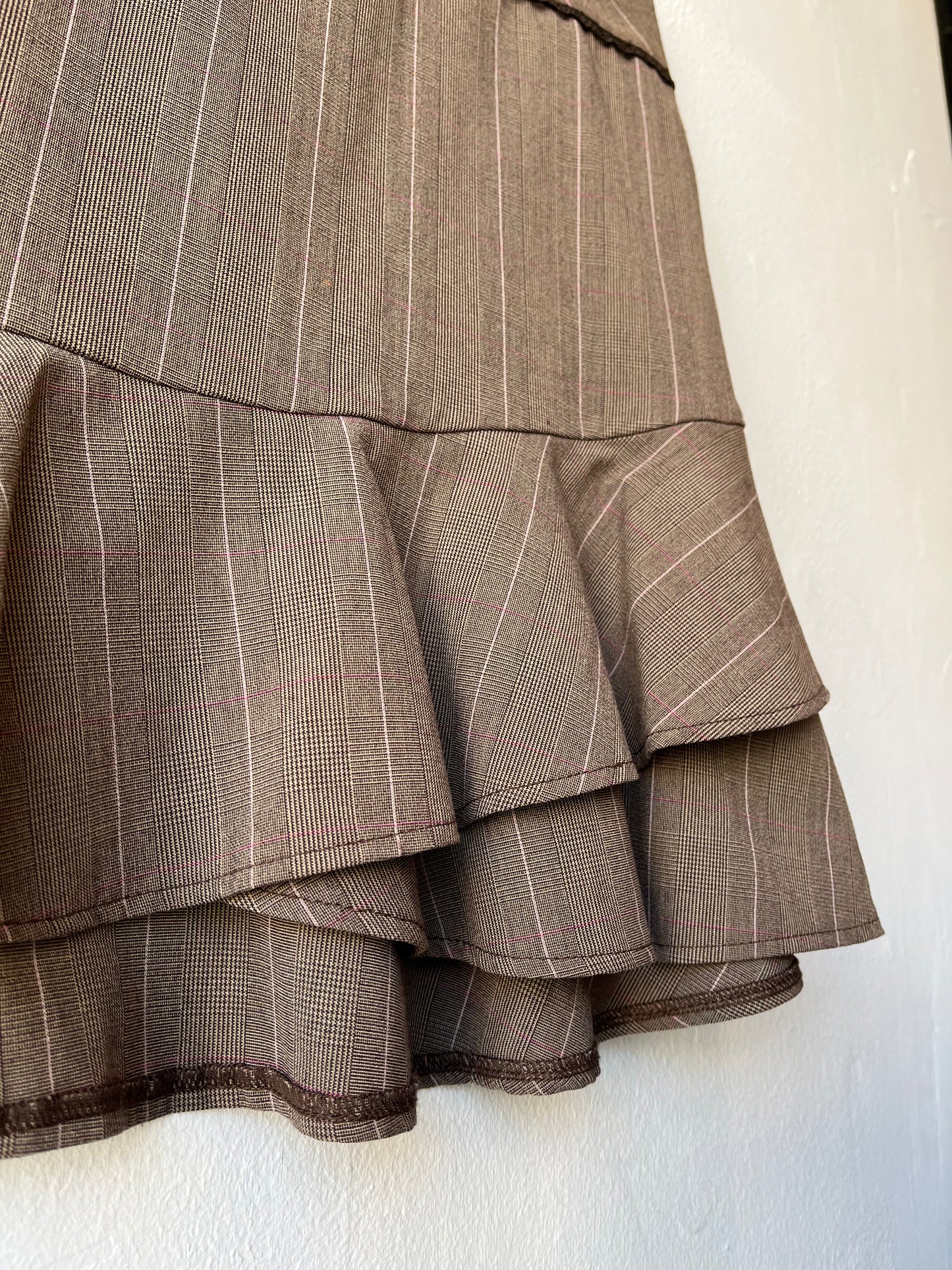 Y2K My Michelle Plaid Midi Skirt 31"
