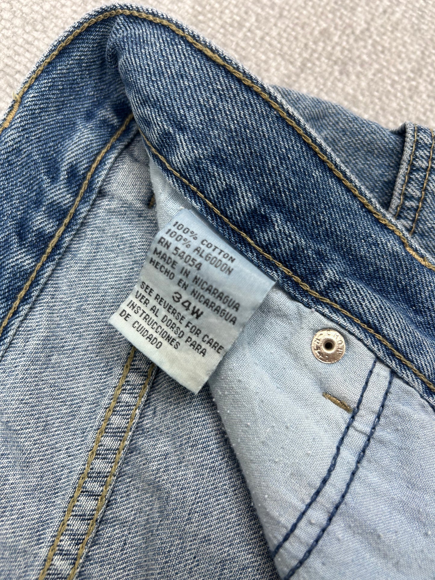 90's Baggy Denim Shorts 31"
