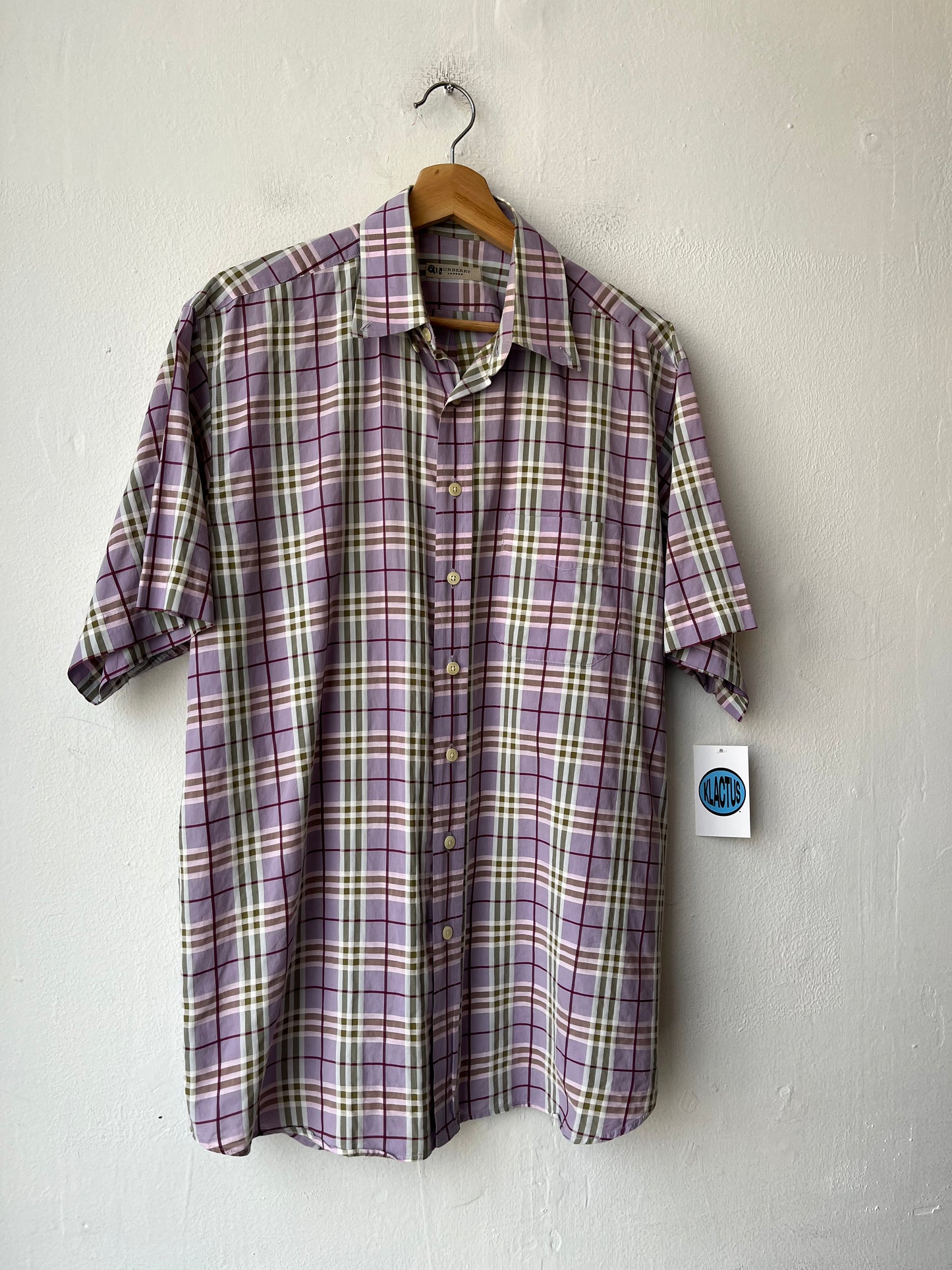Y2K Burberry Button Down Shirt