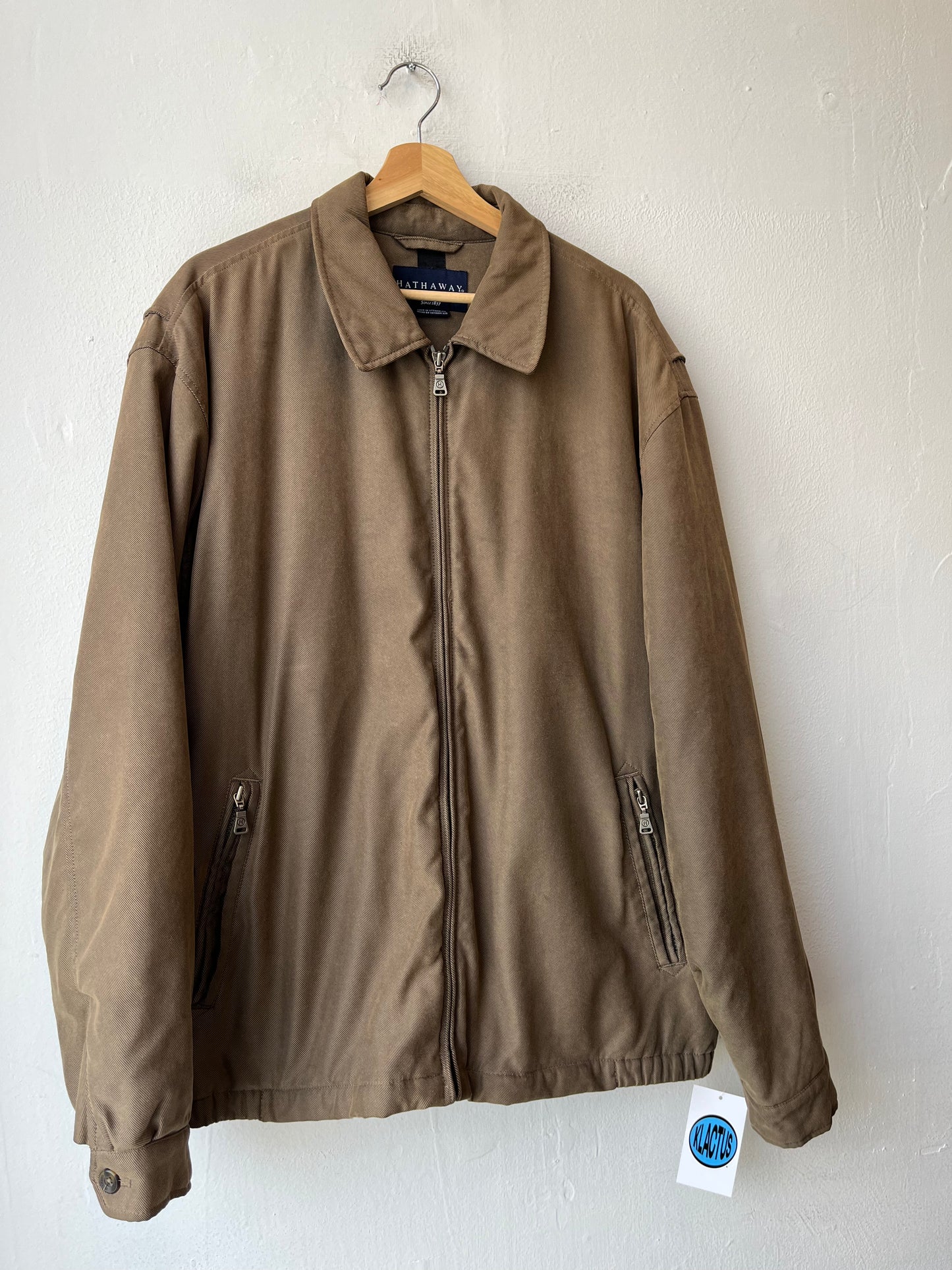 Y2K Brown Zip Up Jacket