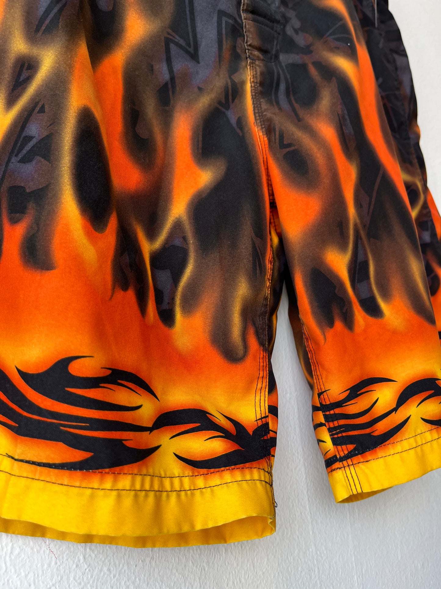 Y2K Flames Board Shorts 31-34"