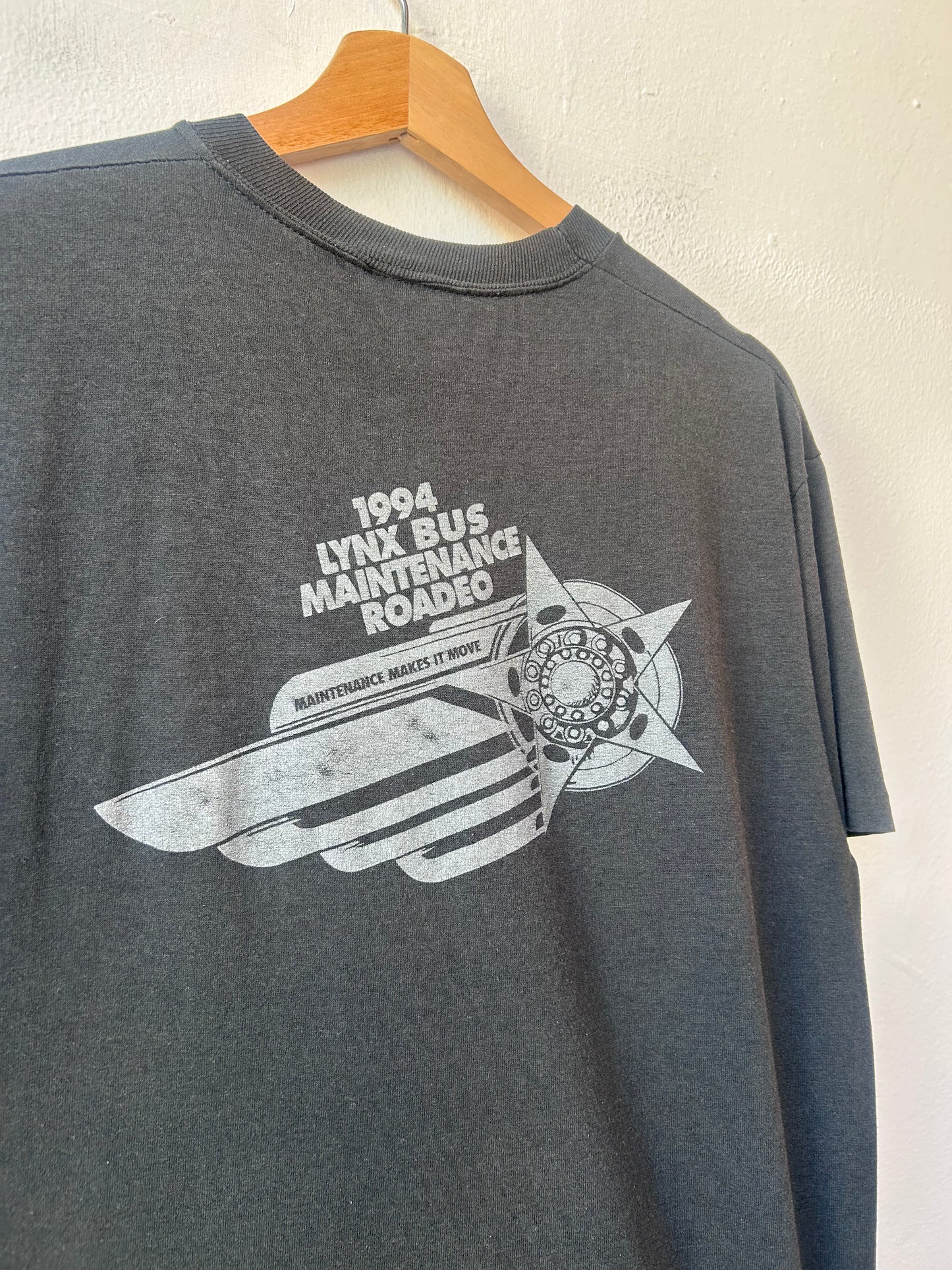 90's Black Pocket Tee