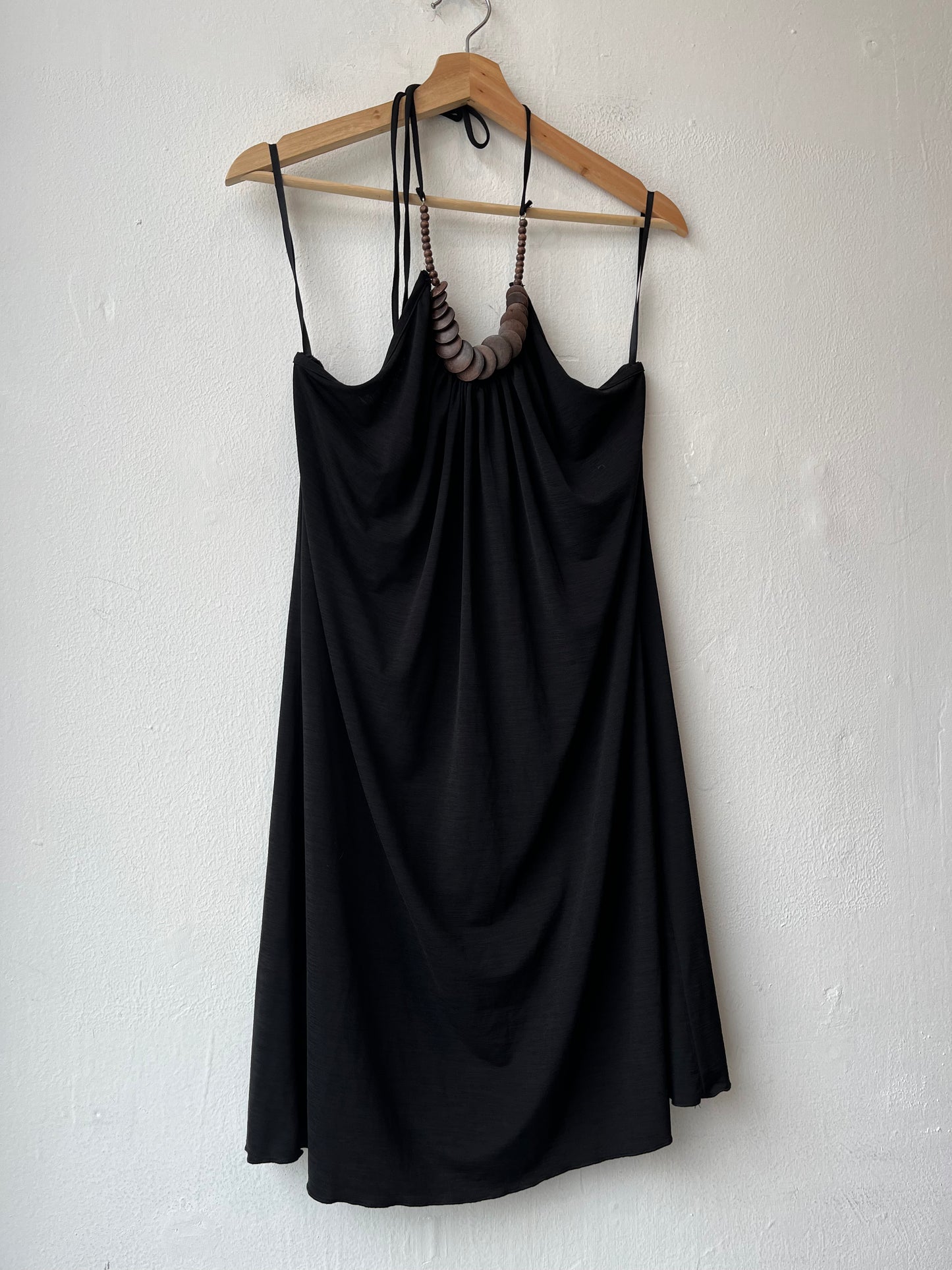 Y2K Beaded Halter Dress
