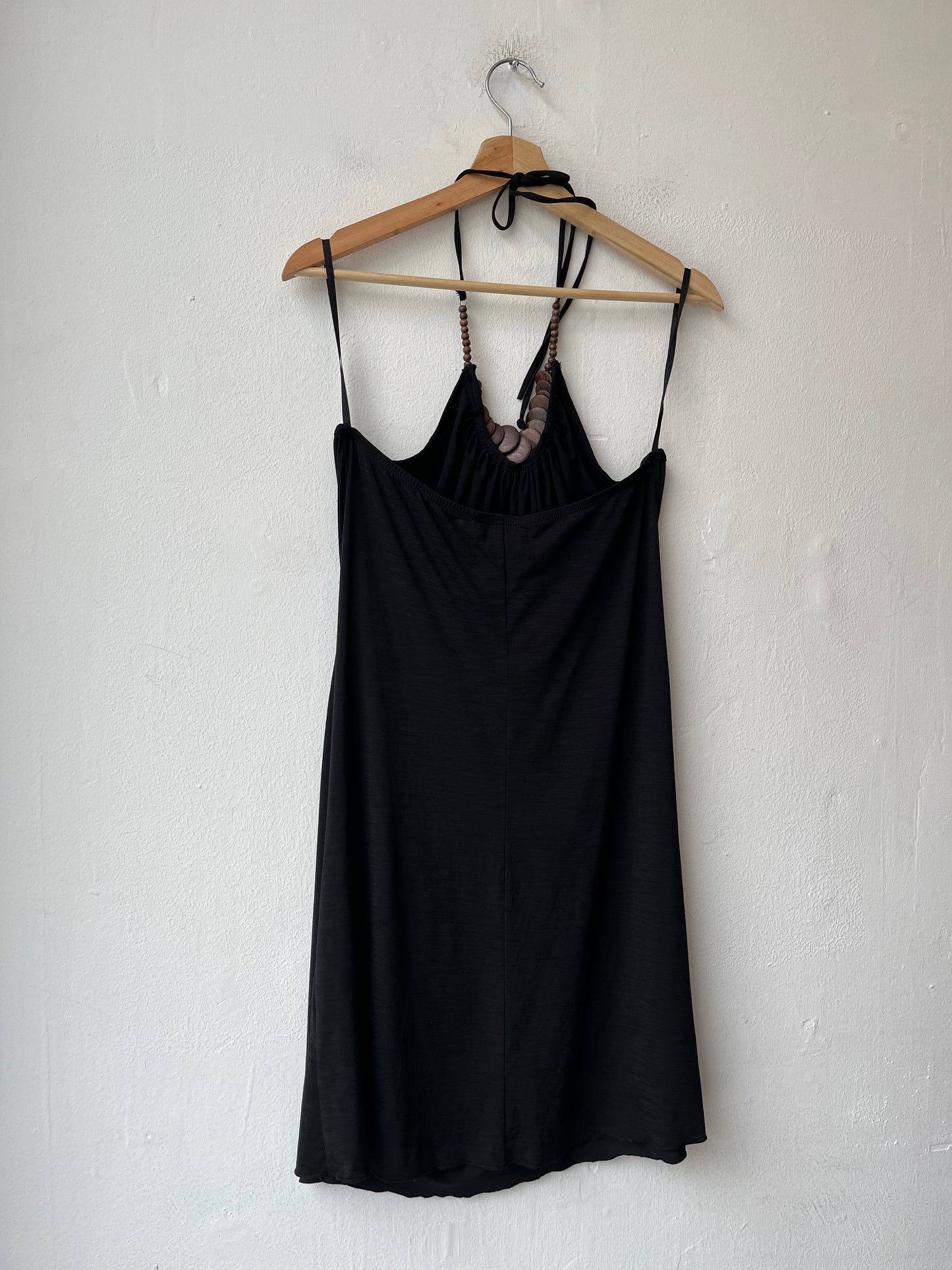 Y2K Beaded Halter Dress