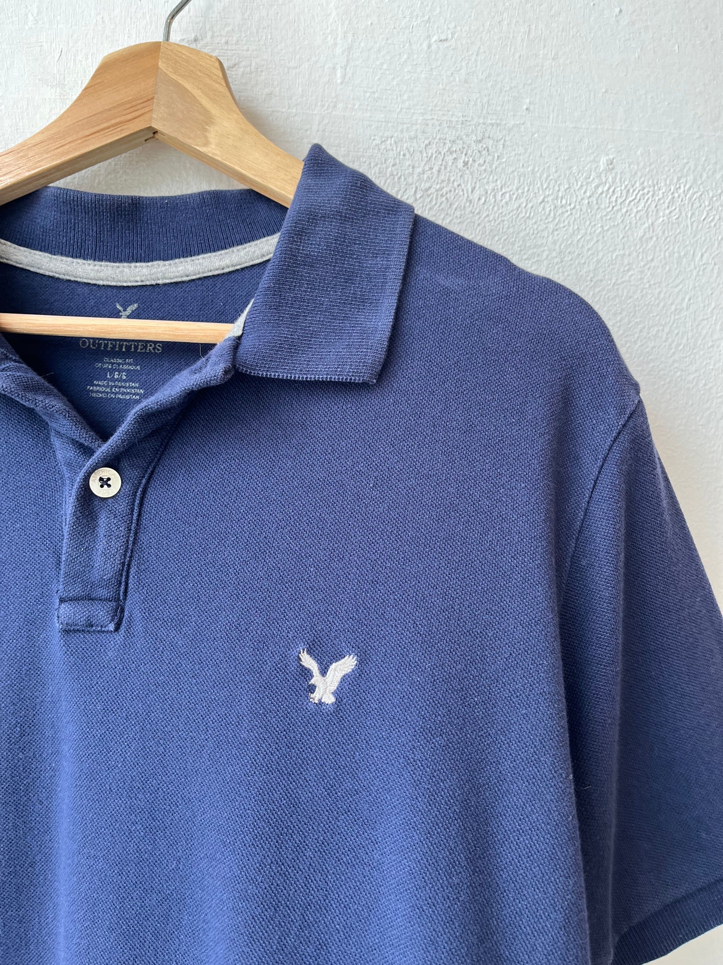 Y2K American Eagle Polo Shirt