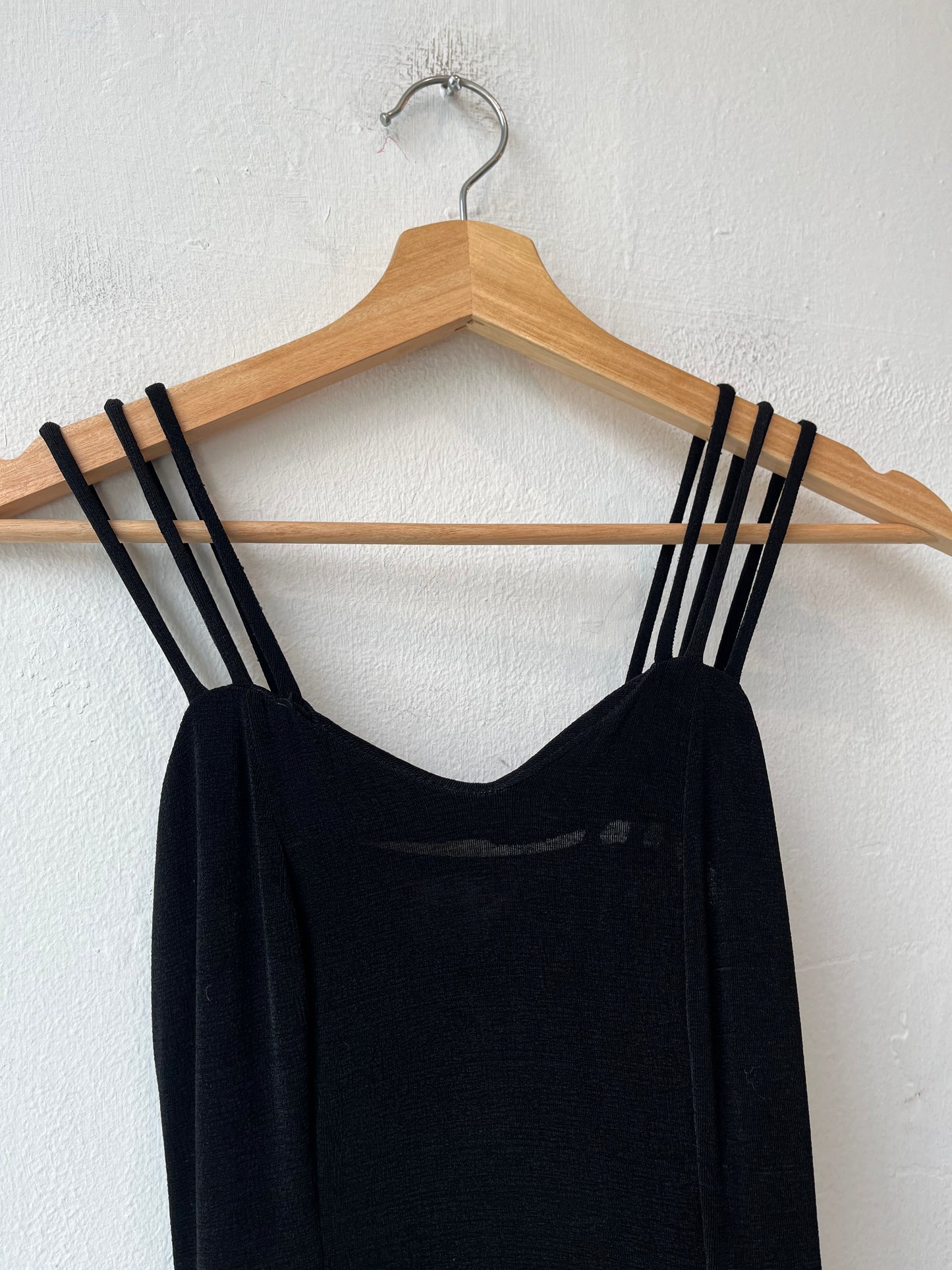 90's Sheer Black Mini Dress