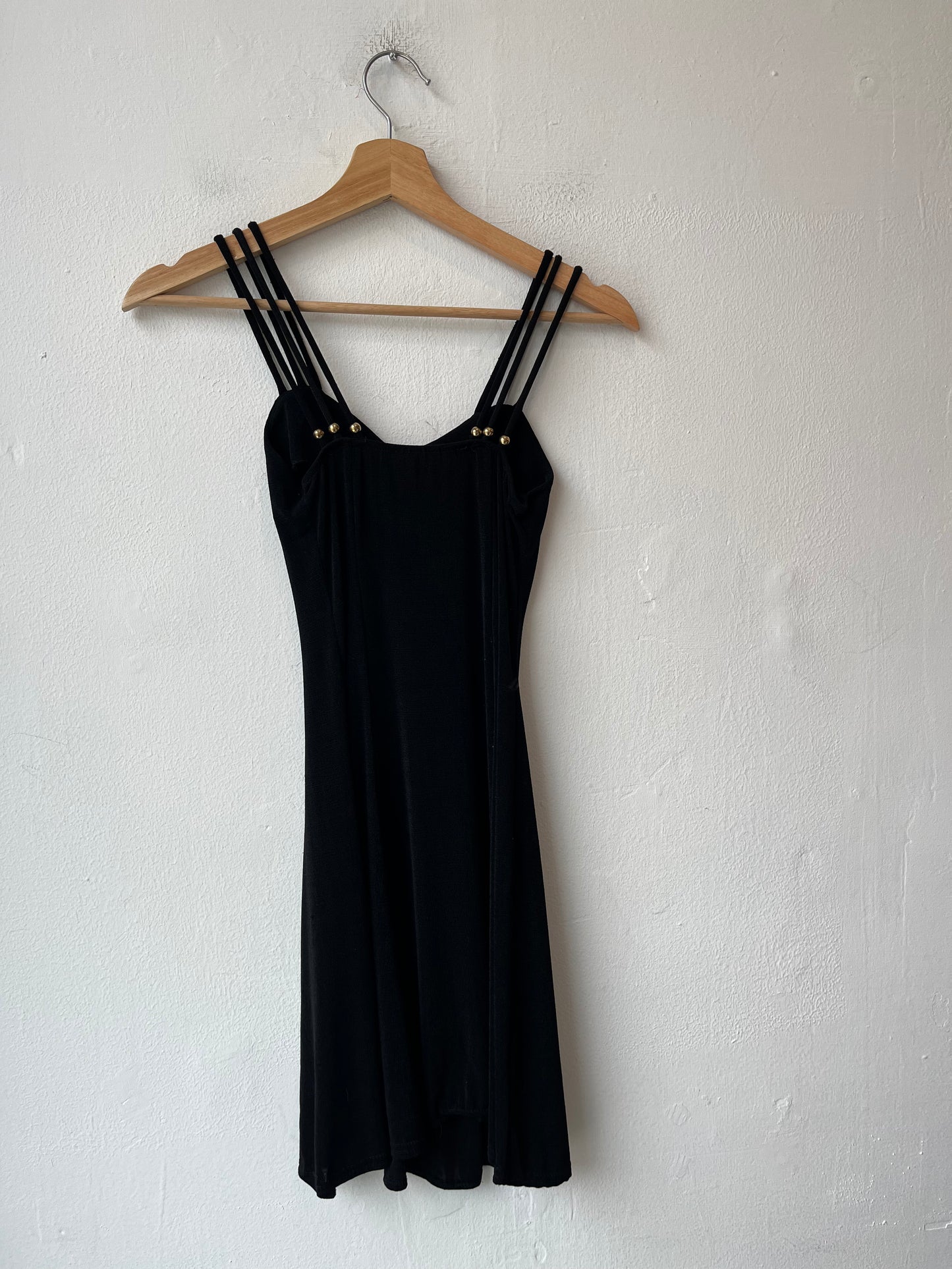 90's Sheer Black Mini Dress