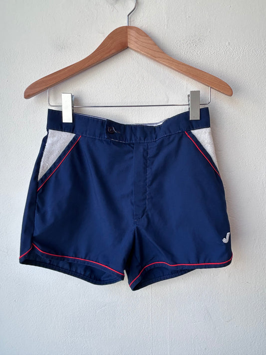80's Cotton Red/White/Blue Shorts 29"