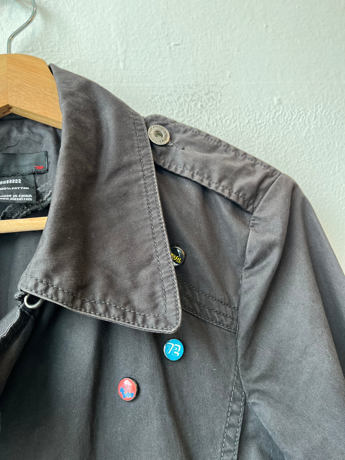 Y2K Diesel Trench Coat