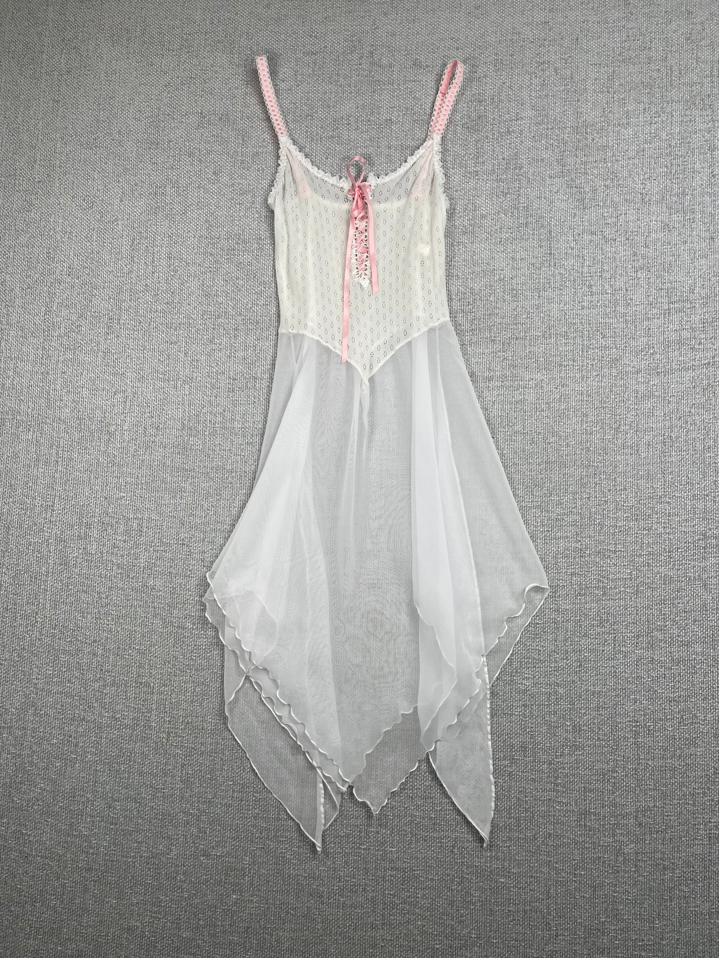 90's Asymmetrical Slip Dress