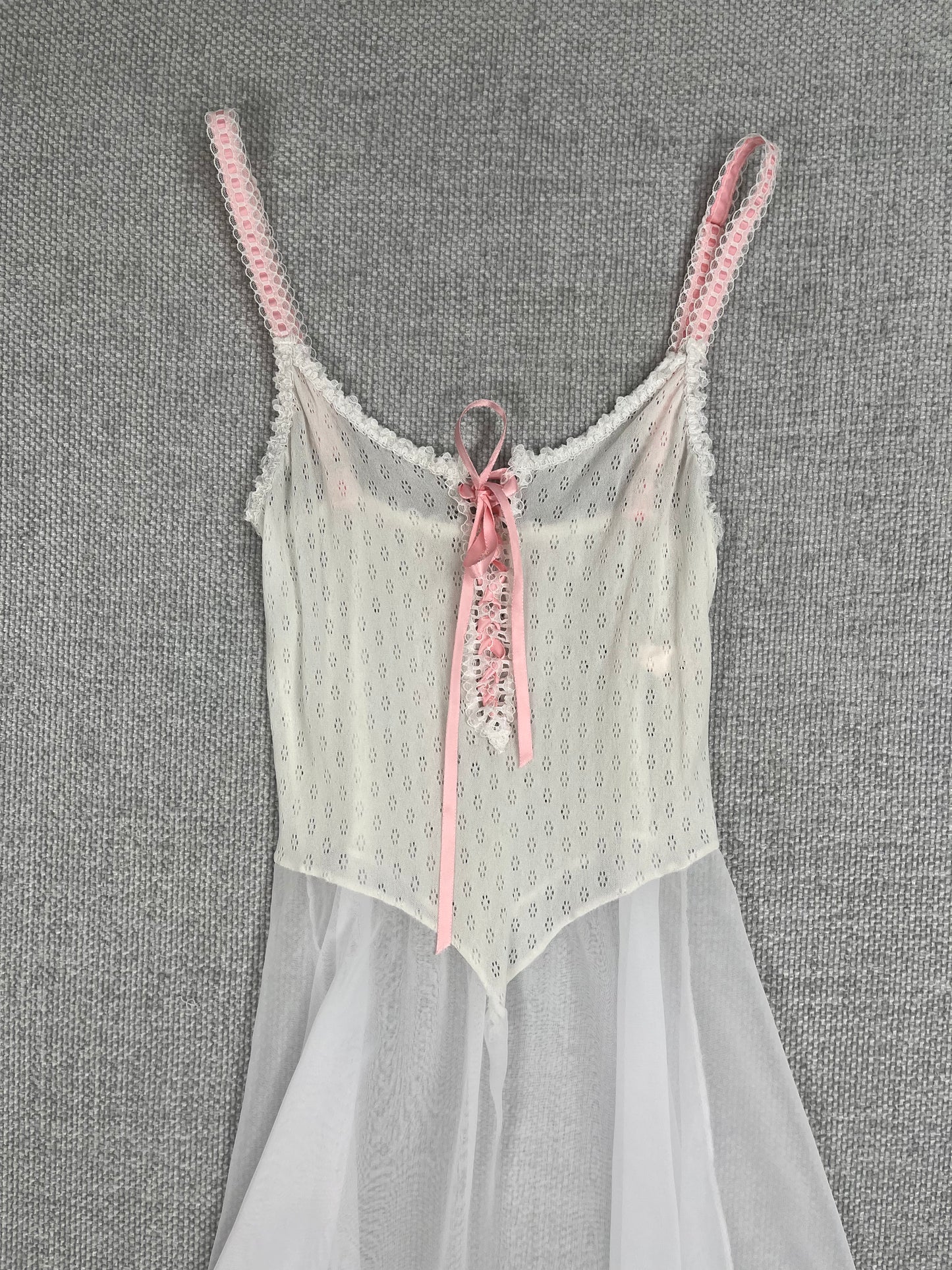 90's Asymmetrical Slip Dress