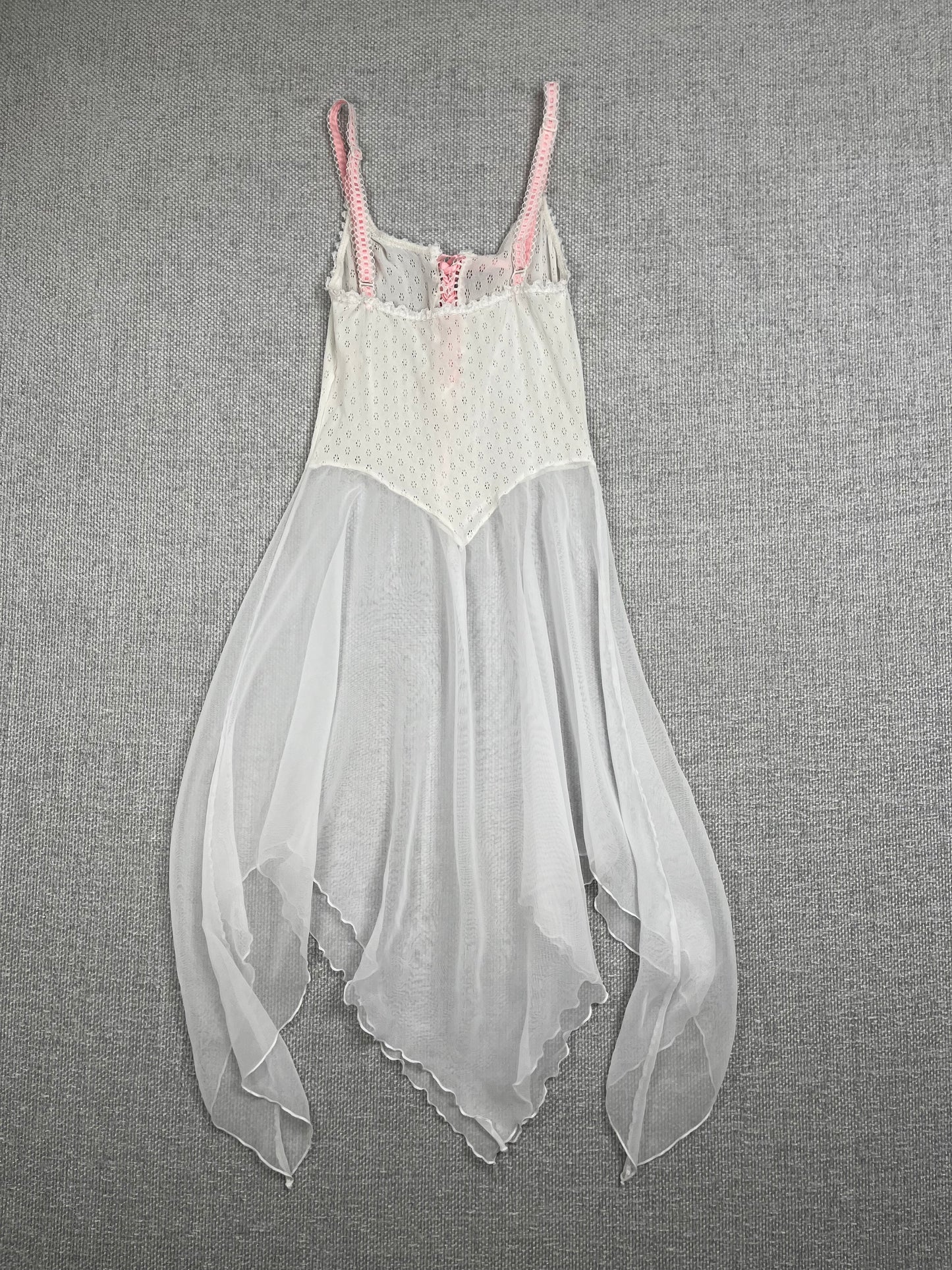90's Asymmetrical Slip Dress