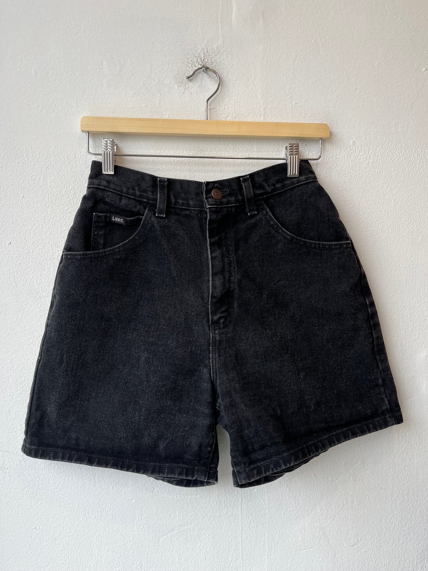 Y2K High Rise Denim Shorts 26"