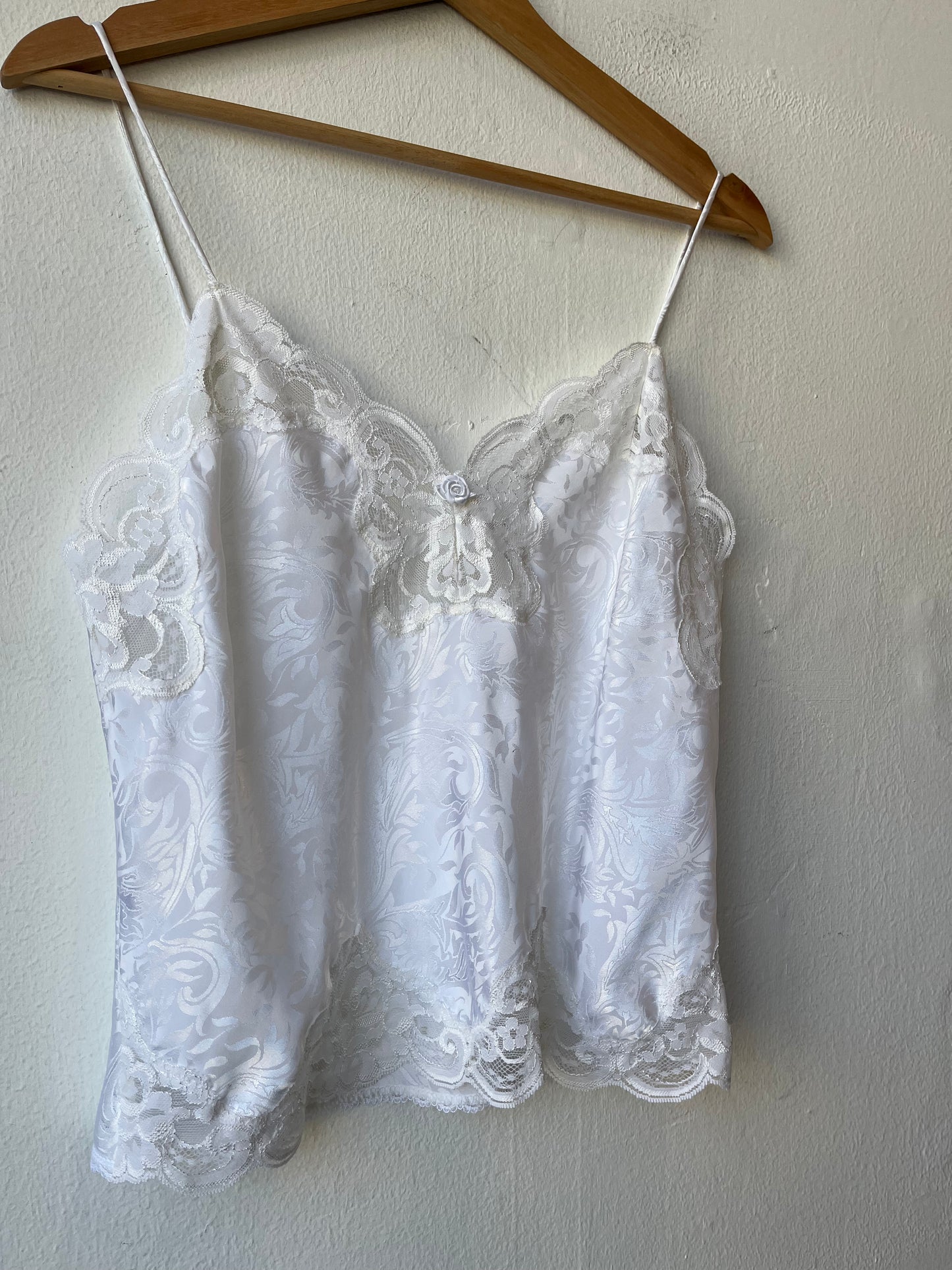 Y2K White Lace Camisole