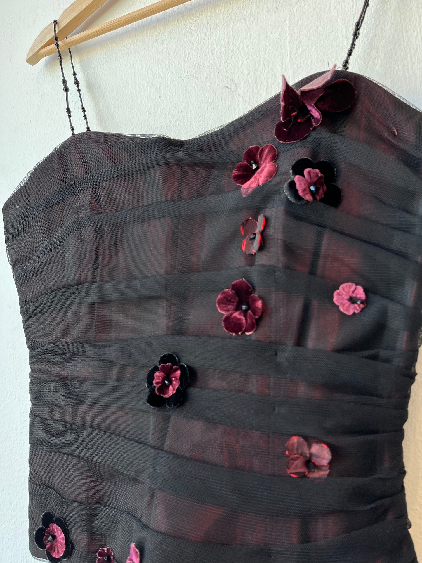 90's Beaded Corset Top