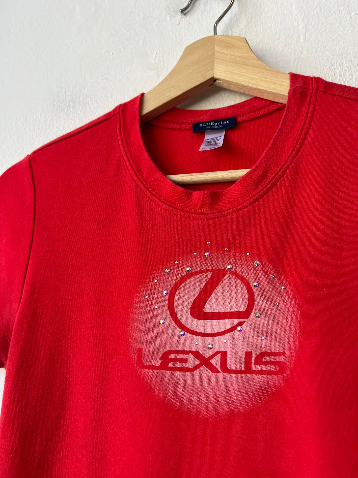 Y2K Lexus Rhinestone Top
