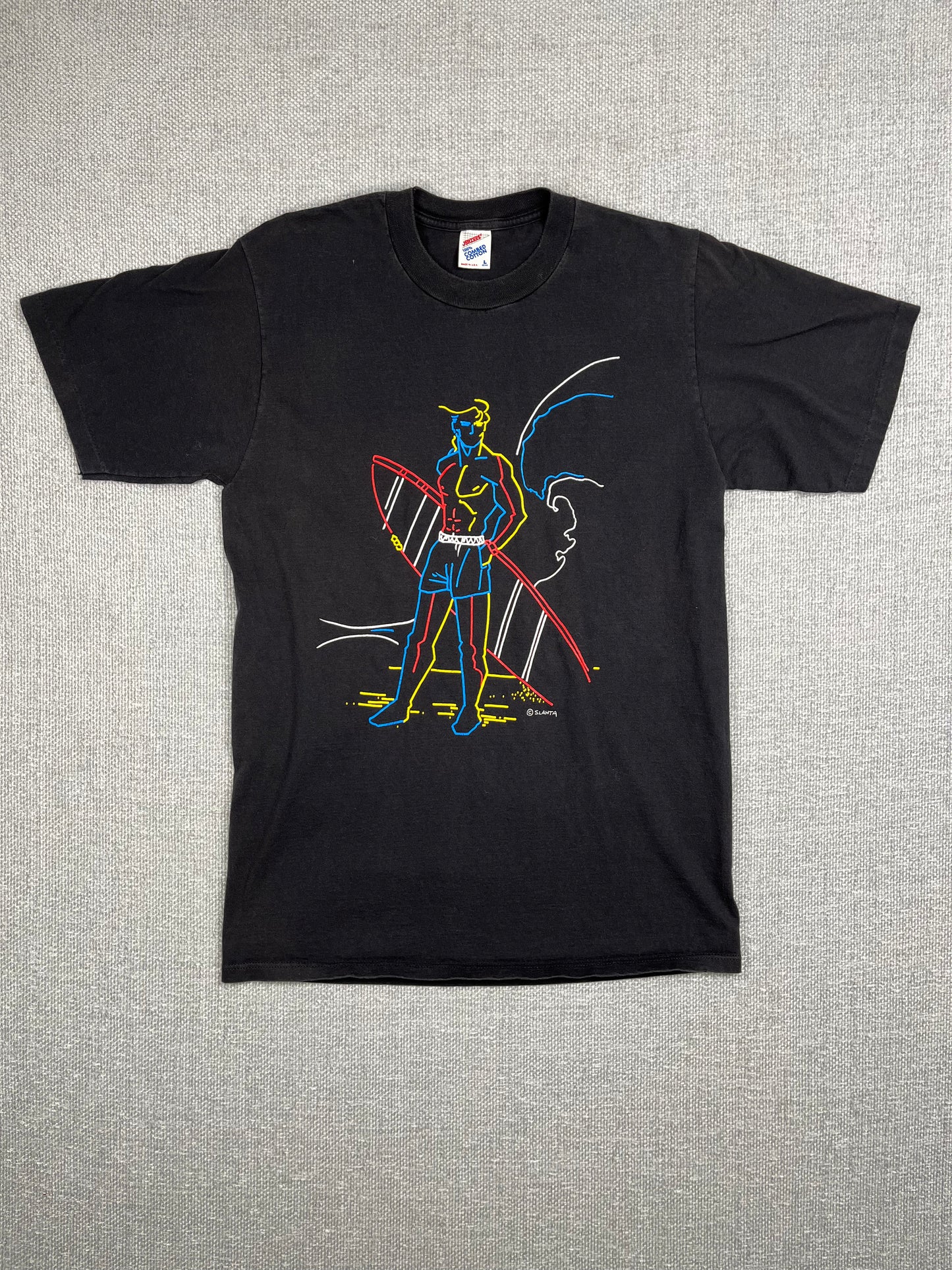 90's Neon Surfer T-Shirt