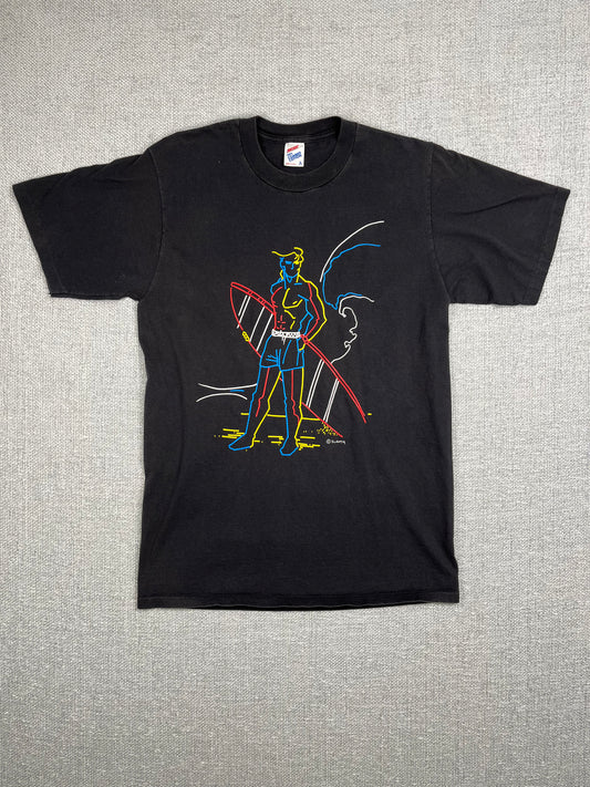 90's Neon Surfer T-Shirt