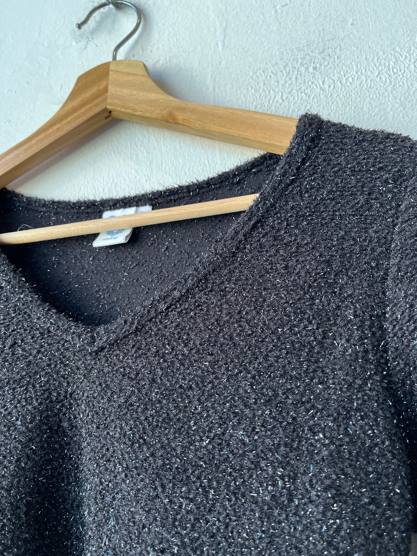 Y2K Sparkly Long Sleeve Top