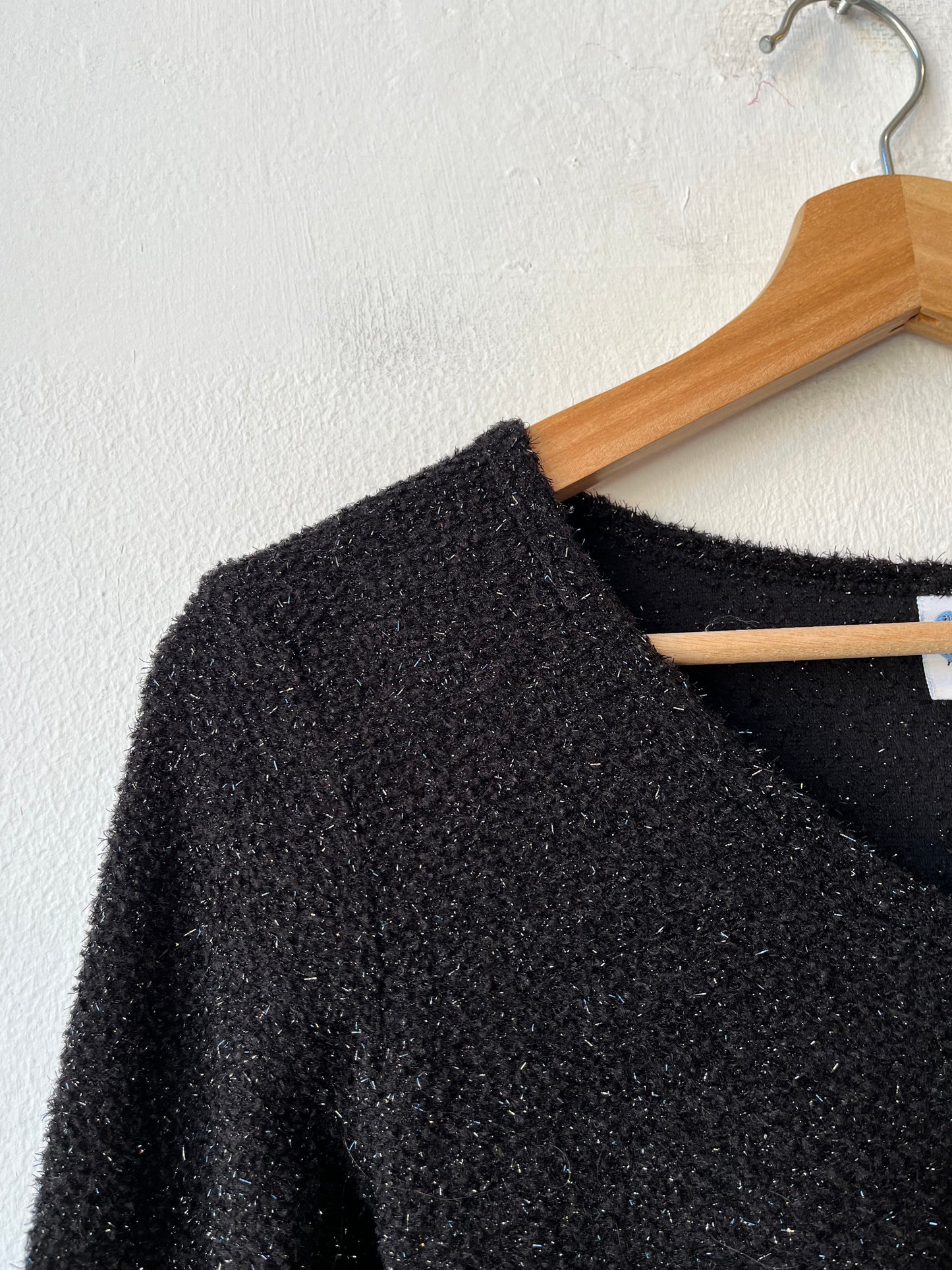 Y2K Sparkly Long Sleeve Top