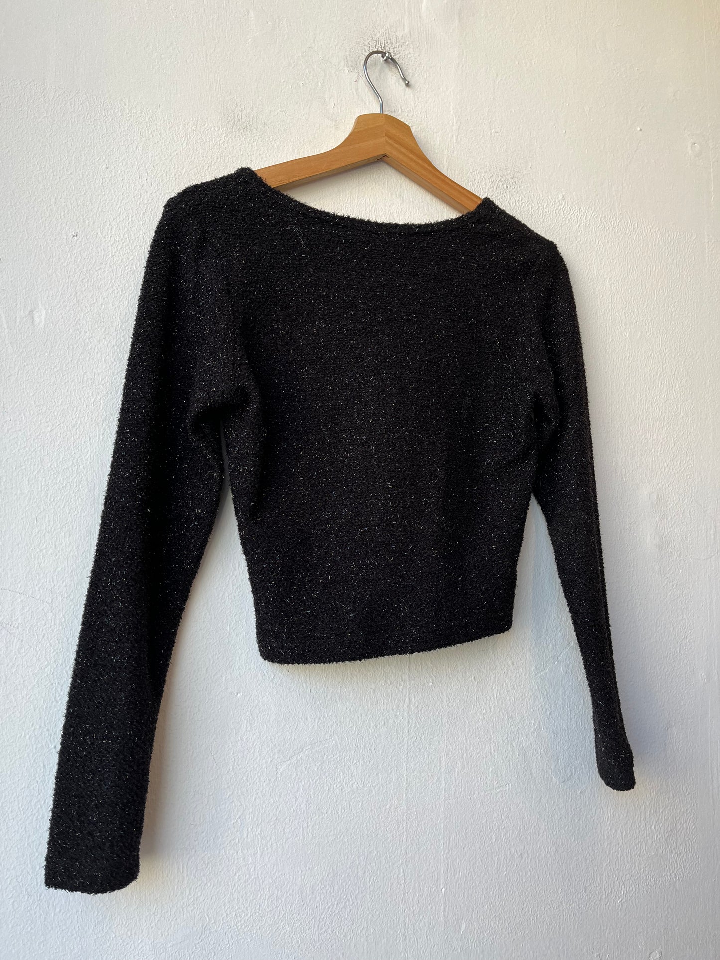 Y2K Sparkly Long Sleeve Top