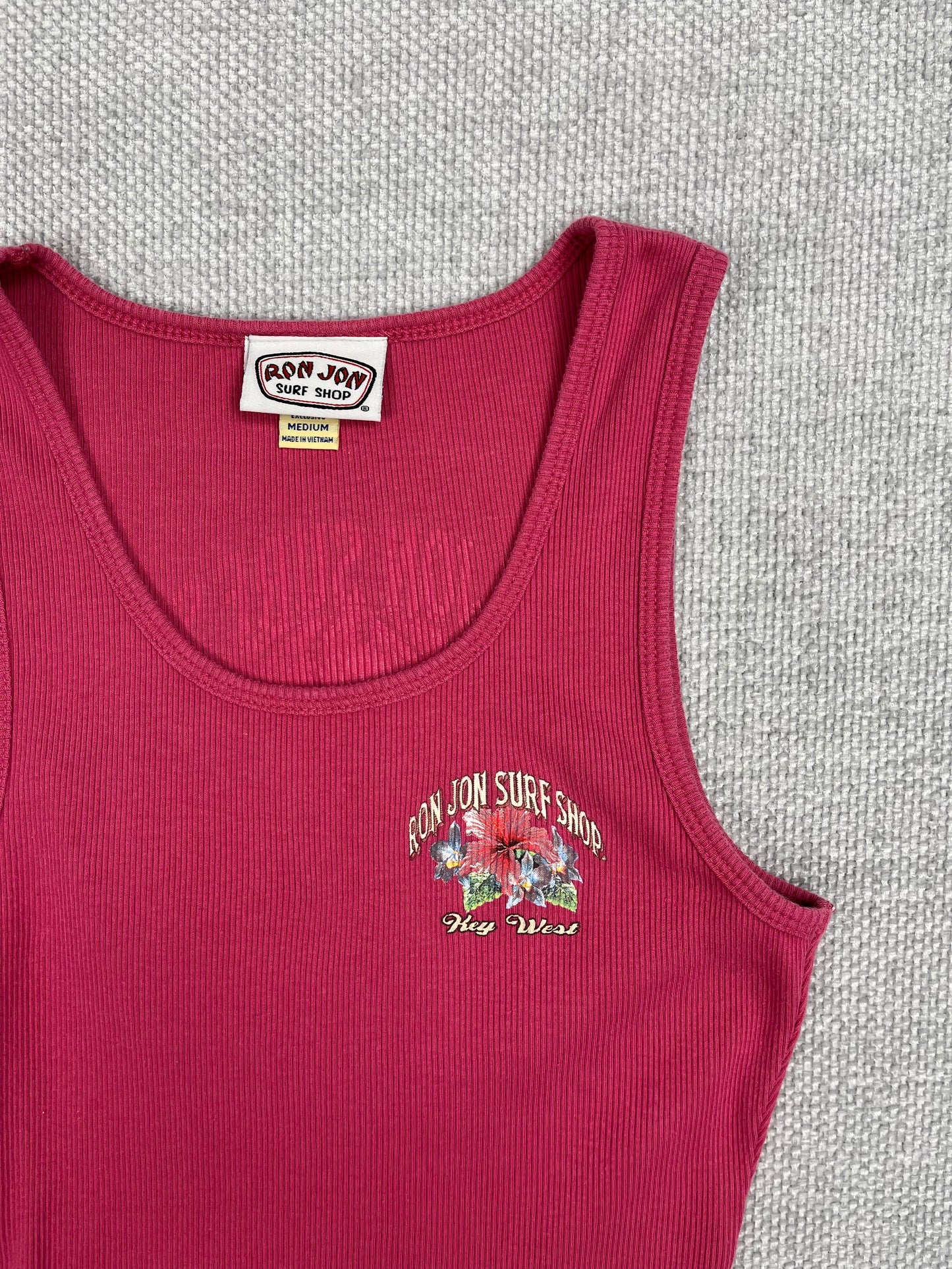 Y2K Pink Ron Jon Tank Top