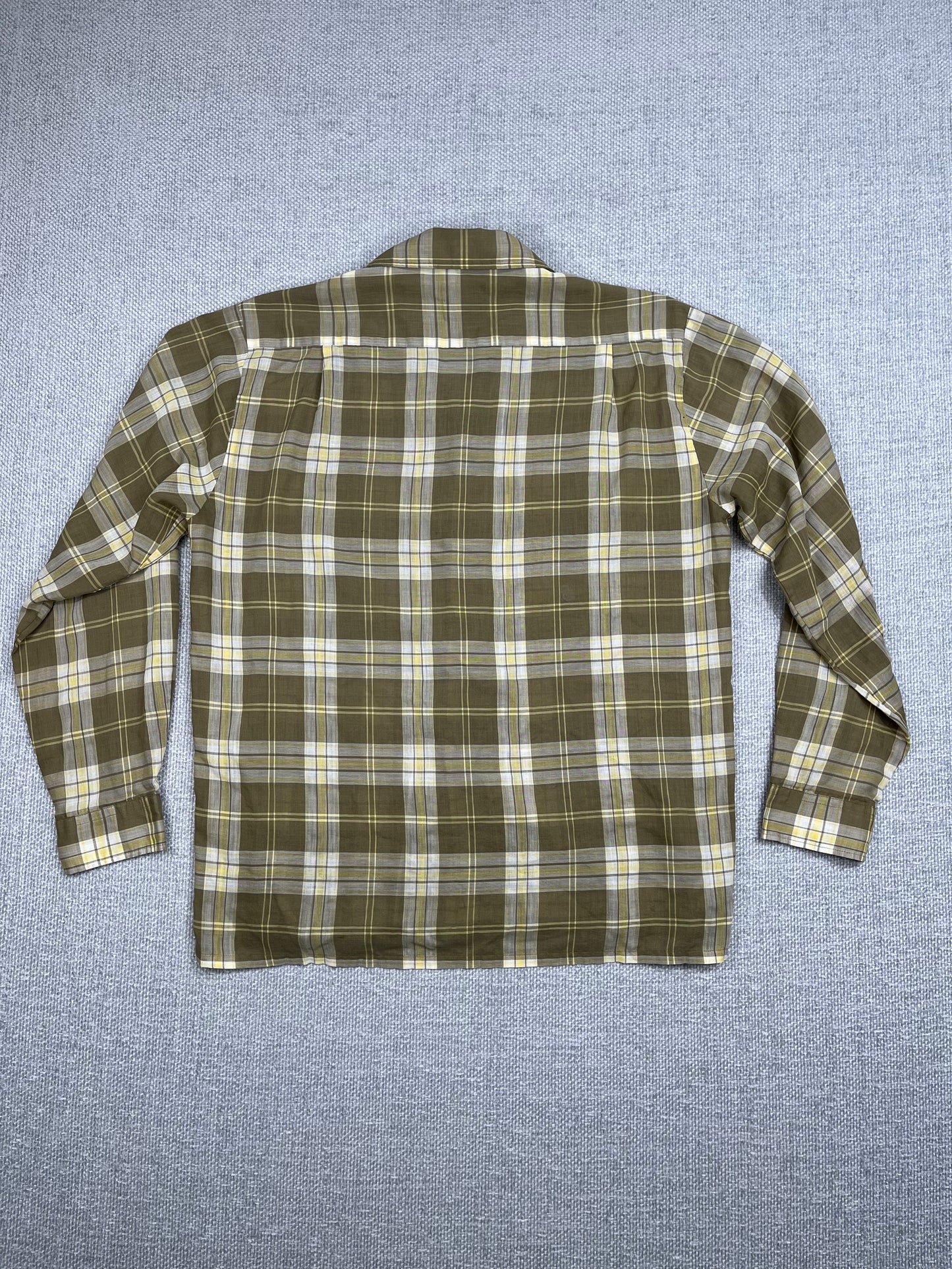 70's Penneys Plaid Button Down Shirt