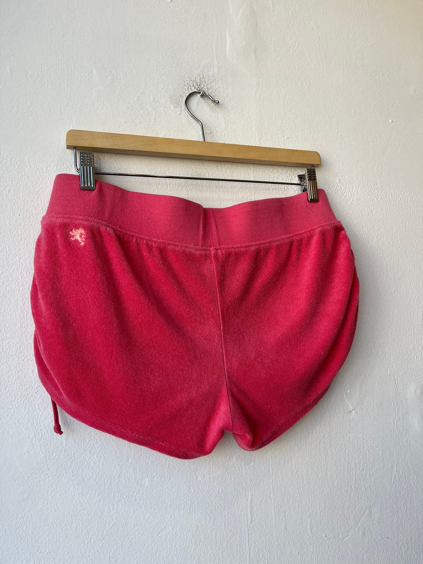 Y2K Pink Terry Mini Shorts 32"