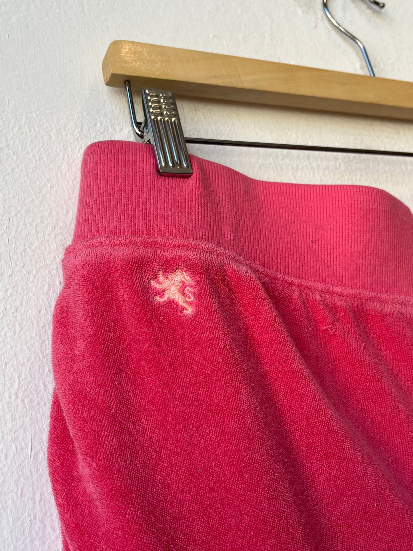 Y2K Pink Terry Mini Shorts 32"
