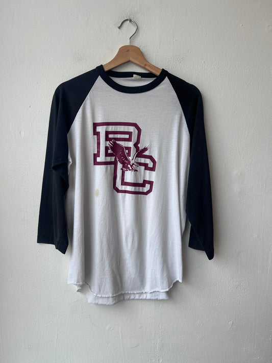 80's Boston College Raglan Shirt