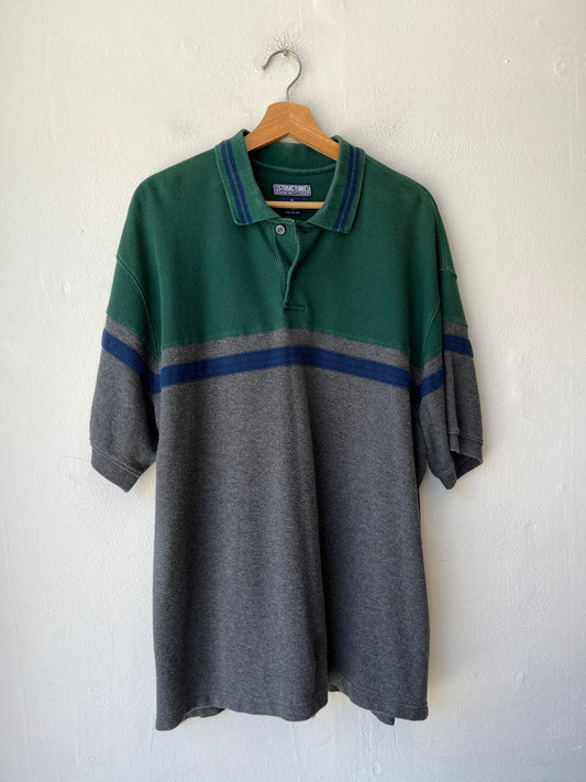 Y2K Structure Polo Shirt