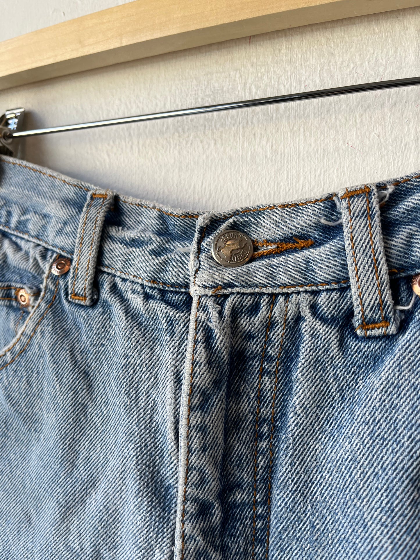 90's Crazy Horse Cutoff Denim Shorts 26"