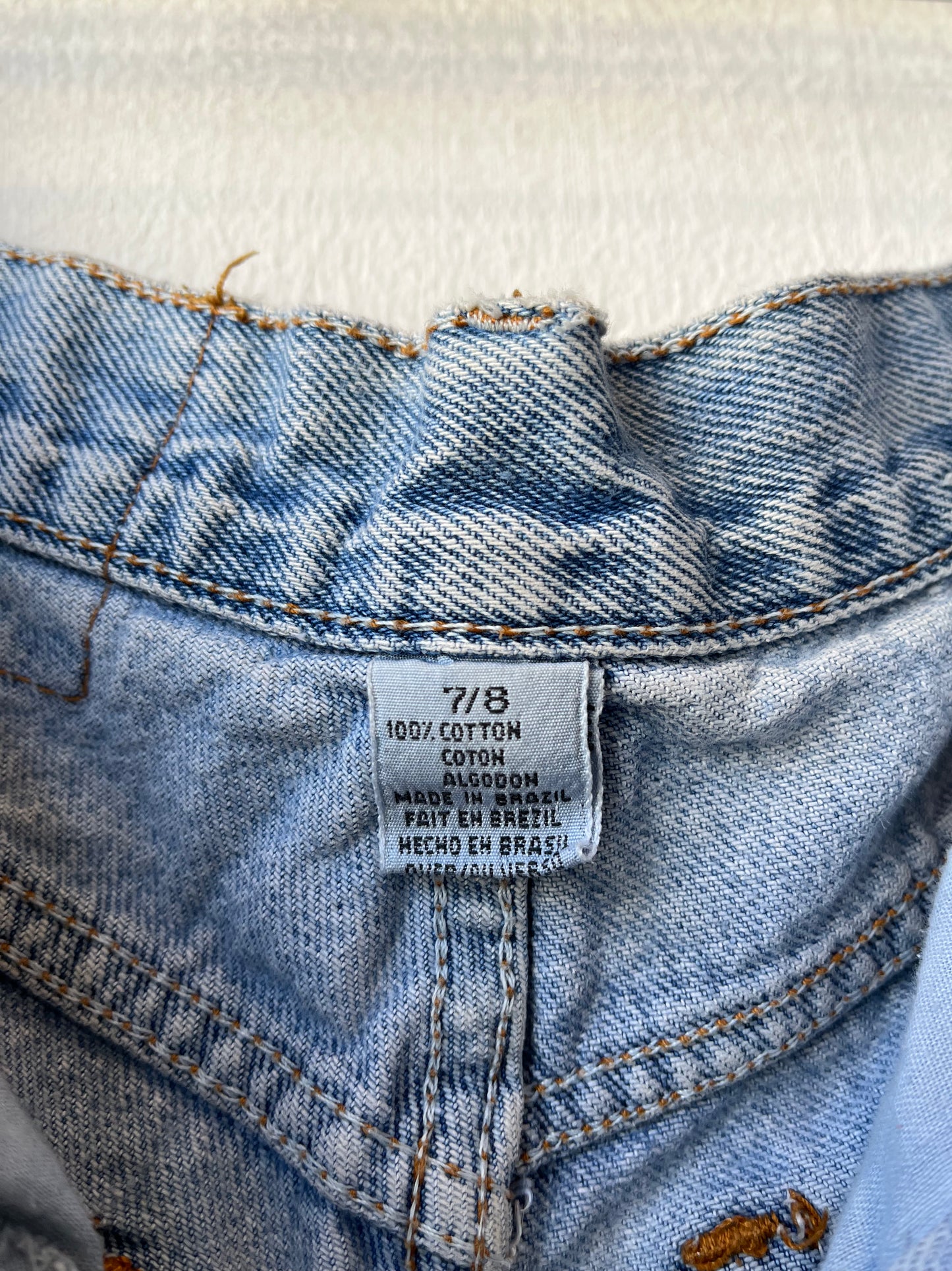 90's Crazy Horse Cutoff Denim Shorts 26"