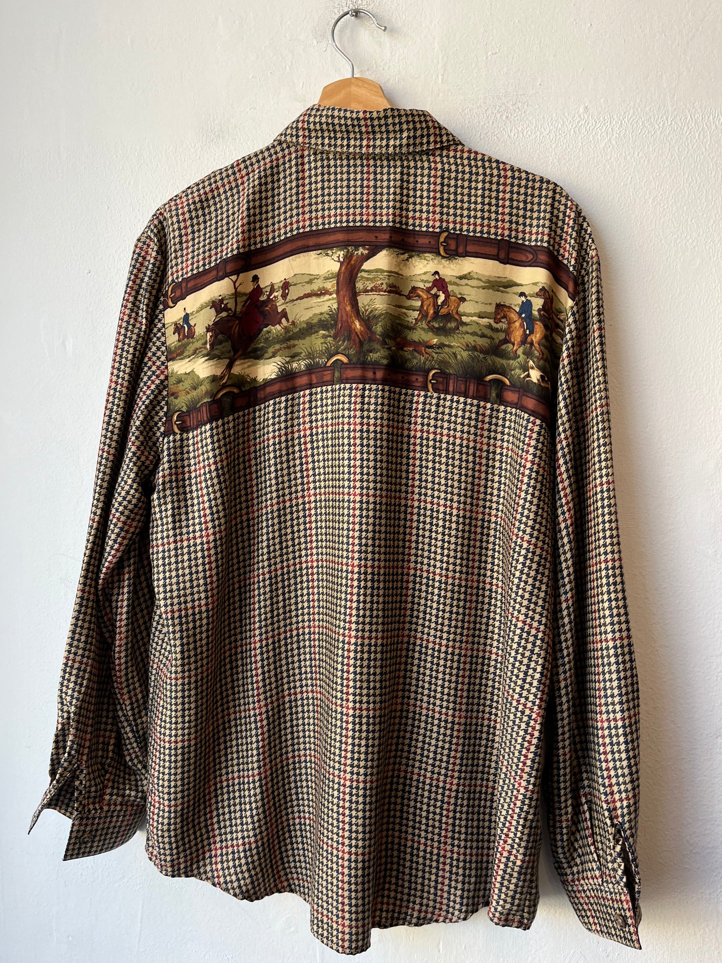 90's Sharon Young Horses Button Up Shirt